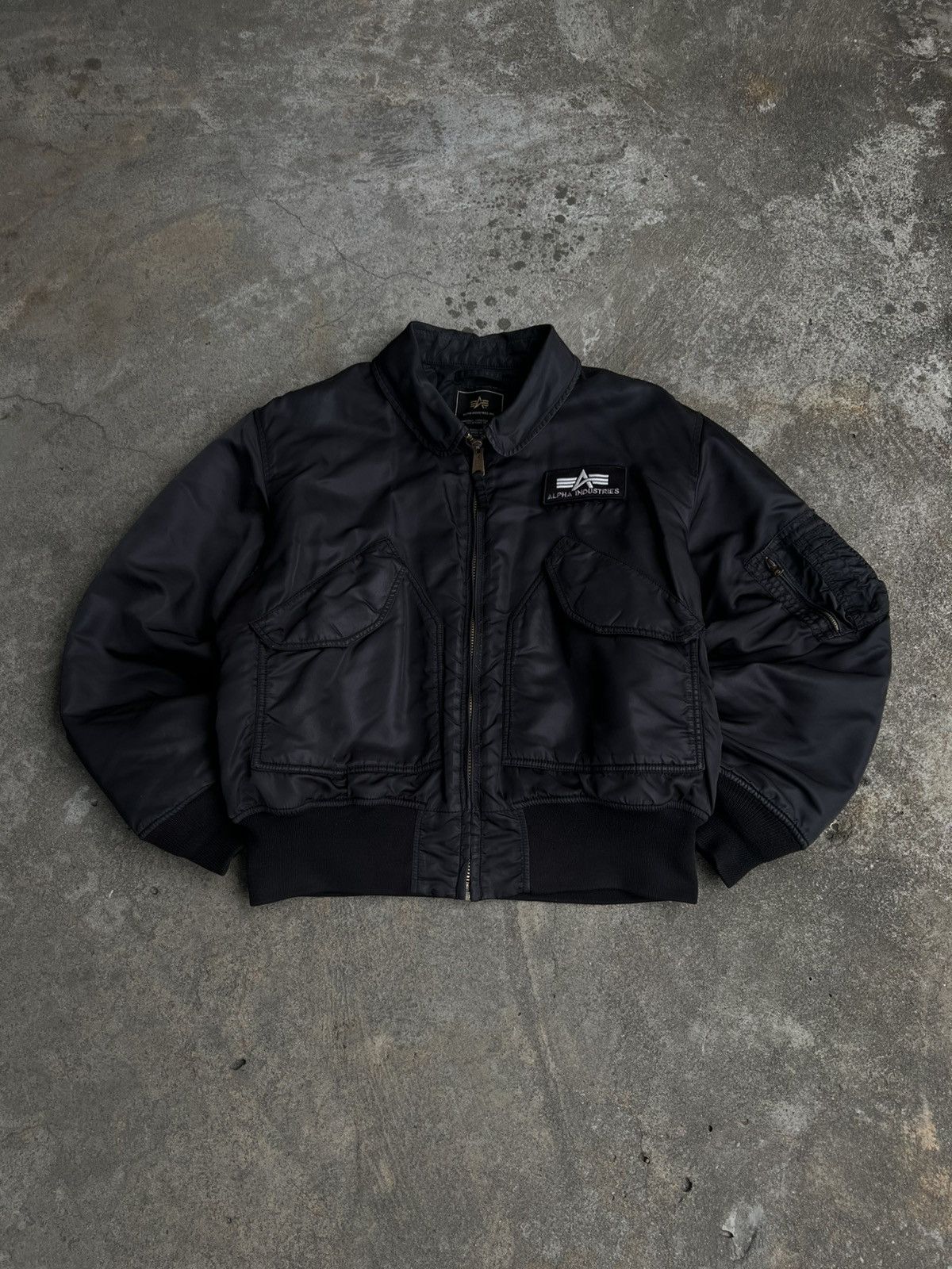 Alpha Industries Crazy Rare Alpha Industries CWU-45 Flight Jacket Big Logo Size US XXL / EU 58 / 5 - 1 Thumbnail