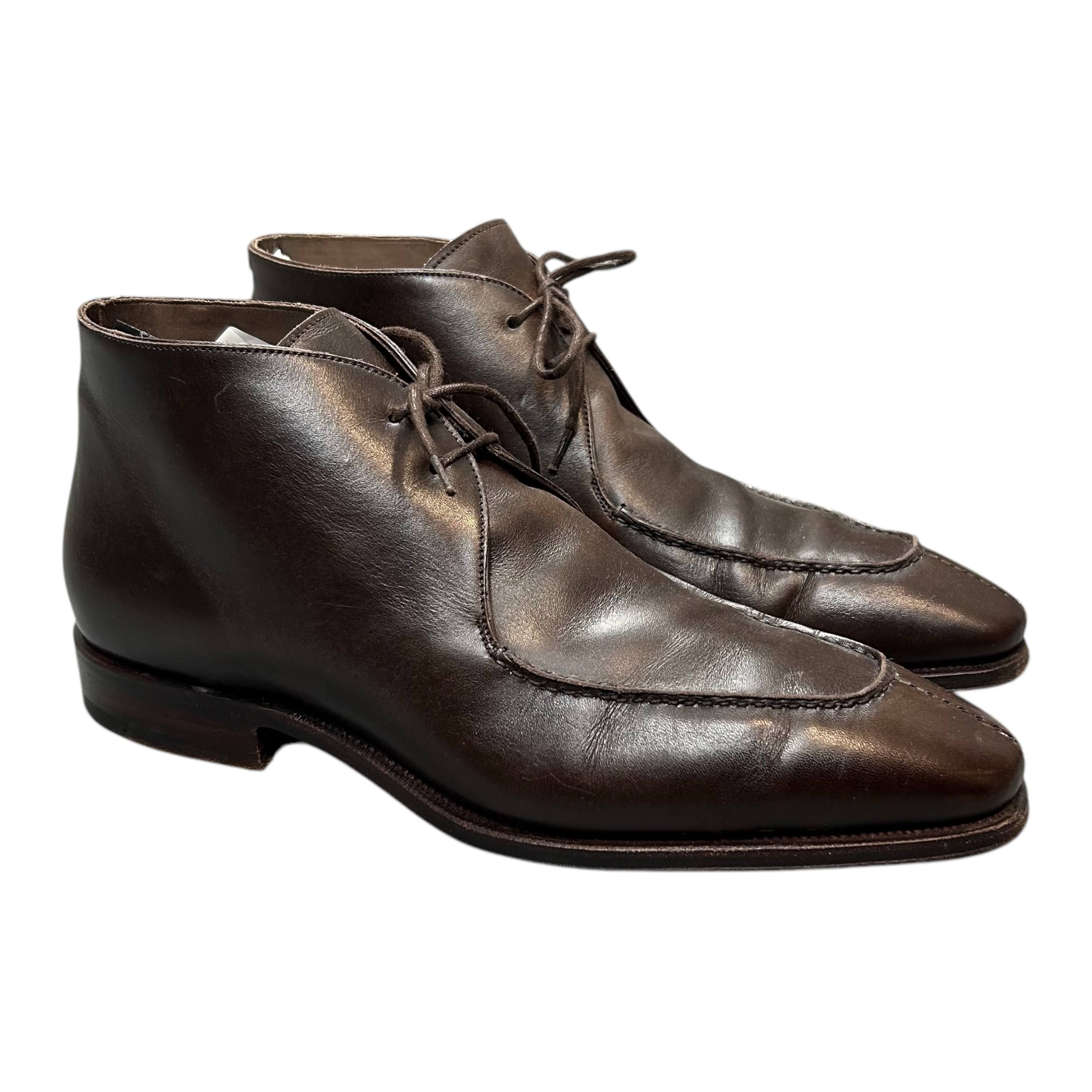 Carmina Carmina Norwegian Brown Museum Leather Chukka Boots 6.5 Size US 7.5 / EU 40-41 - 1 Thumbnail