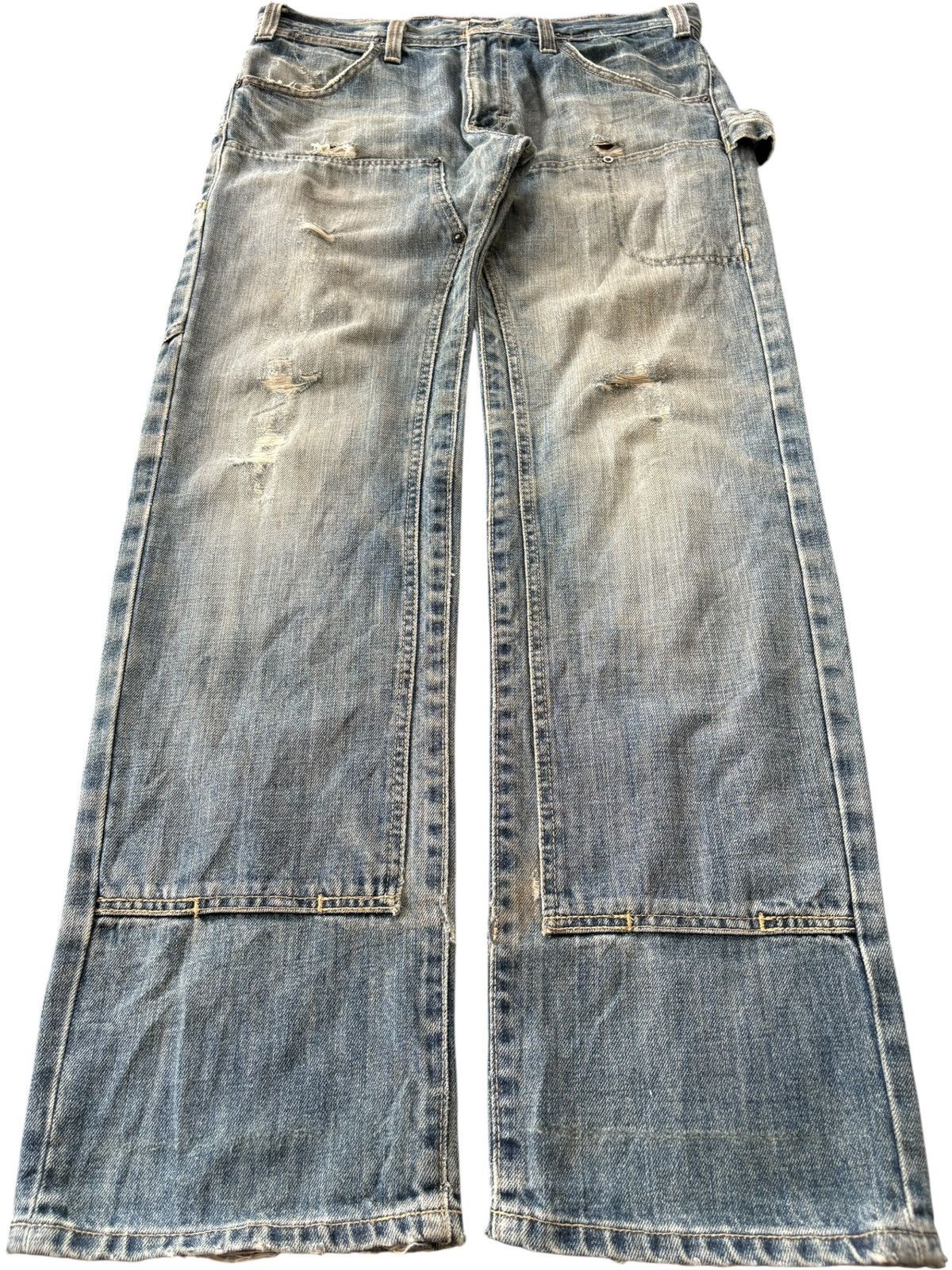 Carhartt Vintage 90s Oxen Workwear Carpenter Double Knee Baggy Jeans Size US 34 / EU 50 - 1 Thumbnail