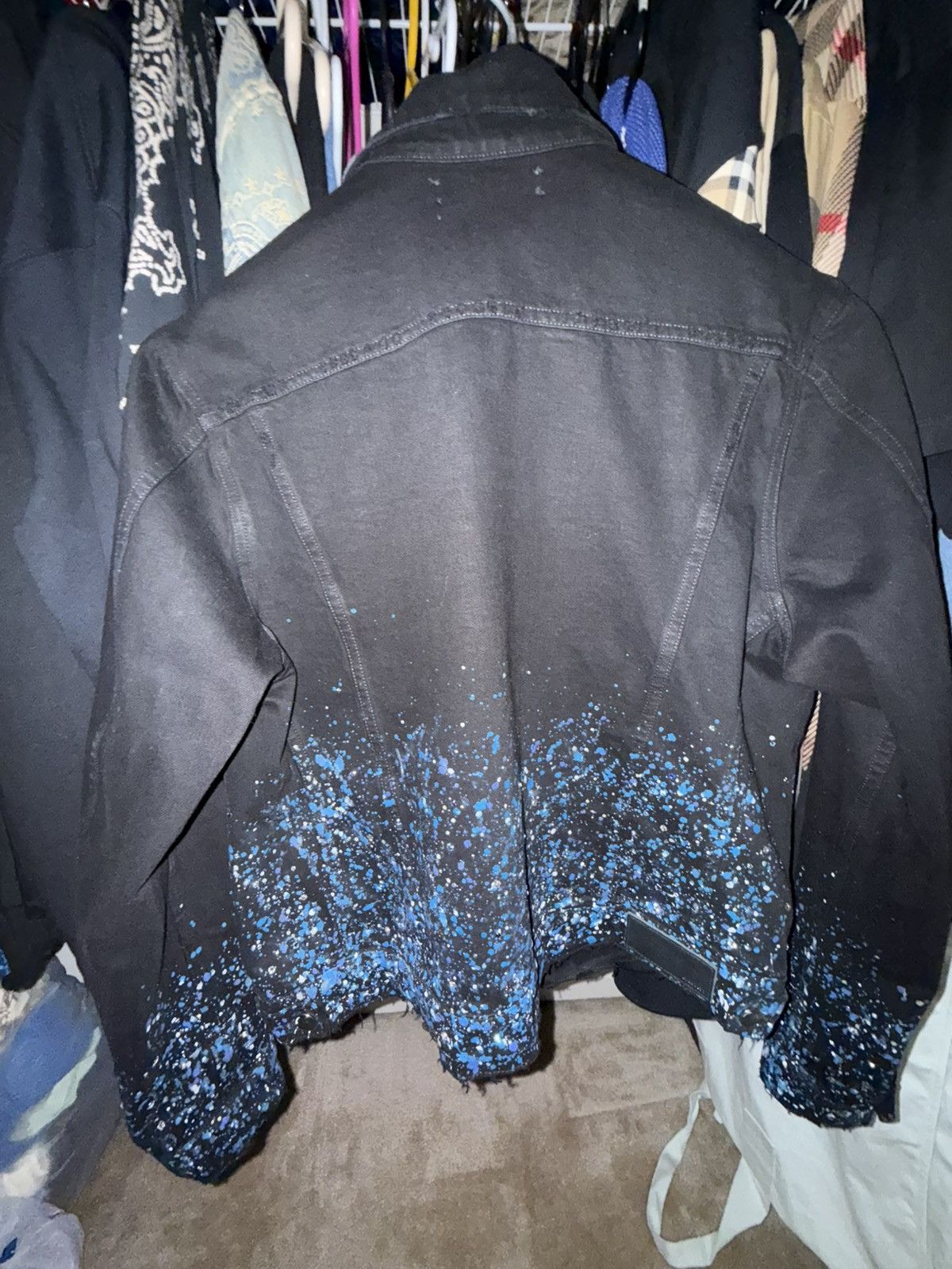 Amiri Amiri crystal painter denim jacket Size US XL / EU 56 / 4 - 6 Thumbnail