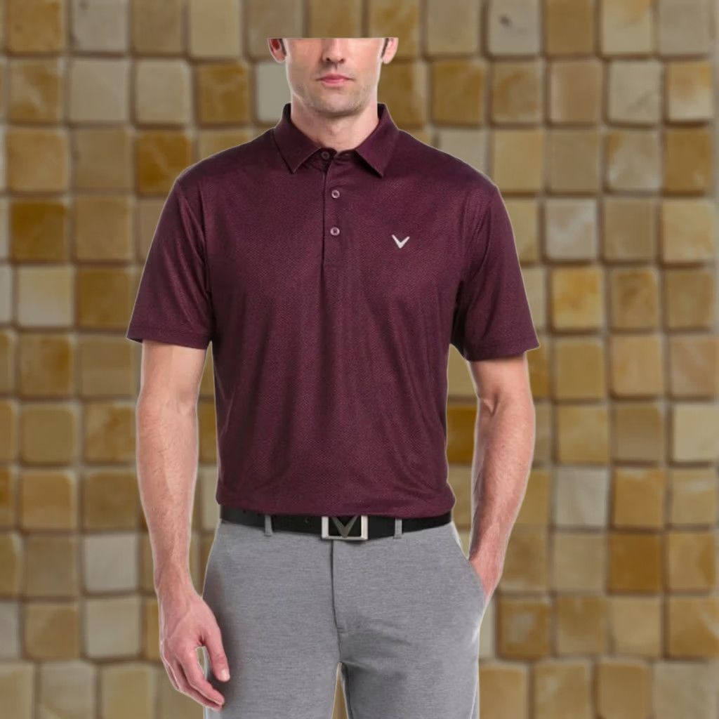 Callaway N M Callaway GOLF OPTI-DRI COOLING GOLF SHIRT BURGUNDY M Polo Men Regular XS? Size US M / EU 48-50 / 2 - 1 Preview