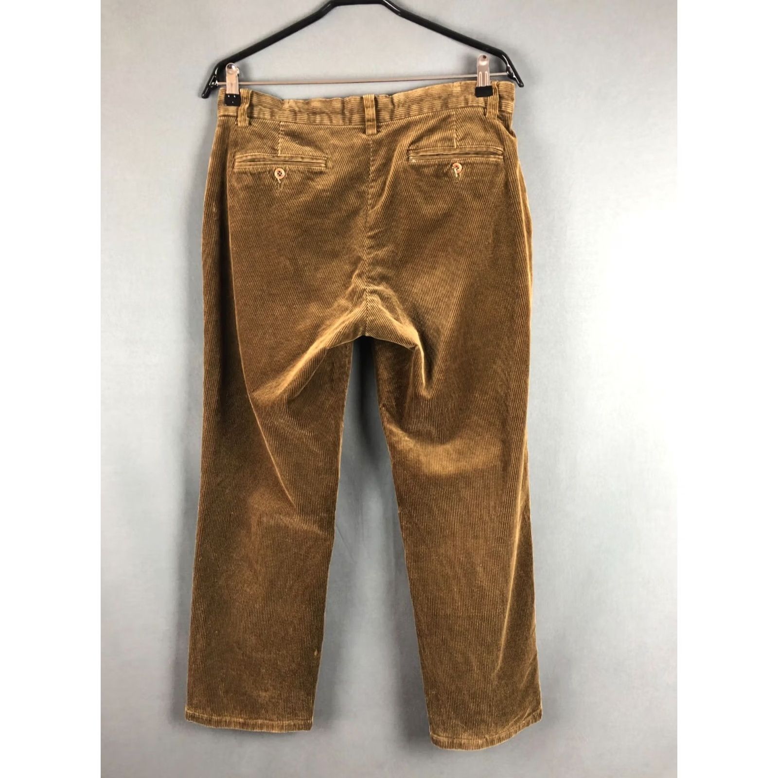 Ralph Lauren Ralph Lauren Pants Cotton Men Size 33/32 Brown Chino Straight Regular Front Flat Front 99% Cotton 1% Elastane Vintage No Casual Everyday Size US 33 - 2 Thumbnail