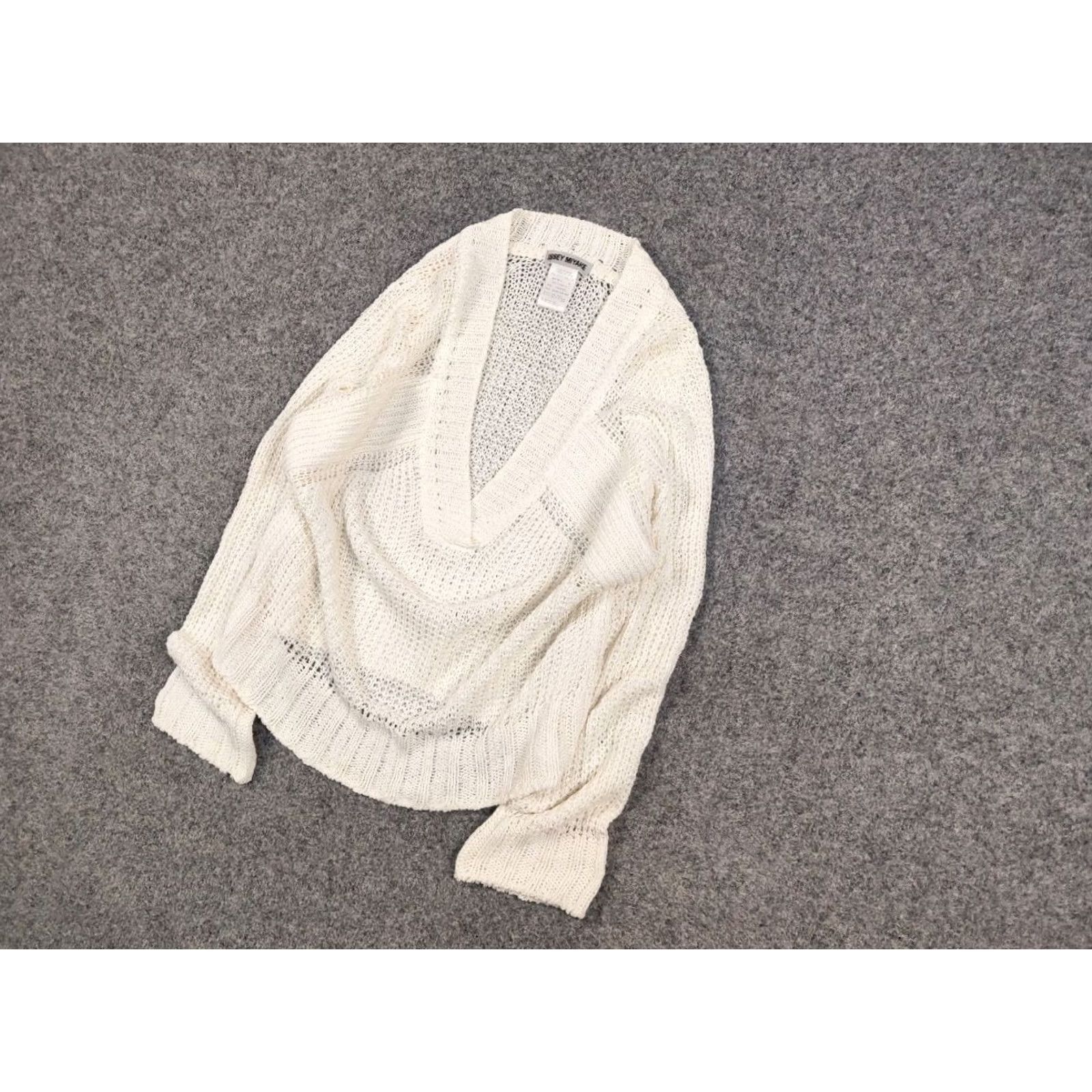 Issey Miyake VINTAGE Issey Miyake Japan Linen Knit Sweater Shirt? Size S / US 4 / IT 40 - 3 Thumbnail