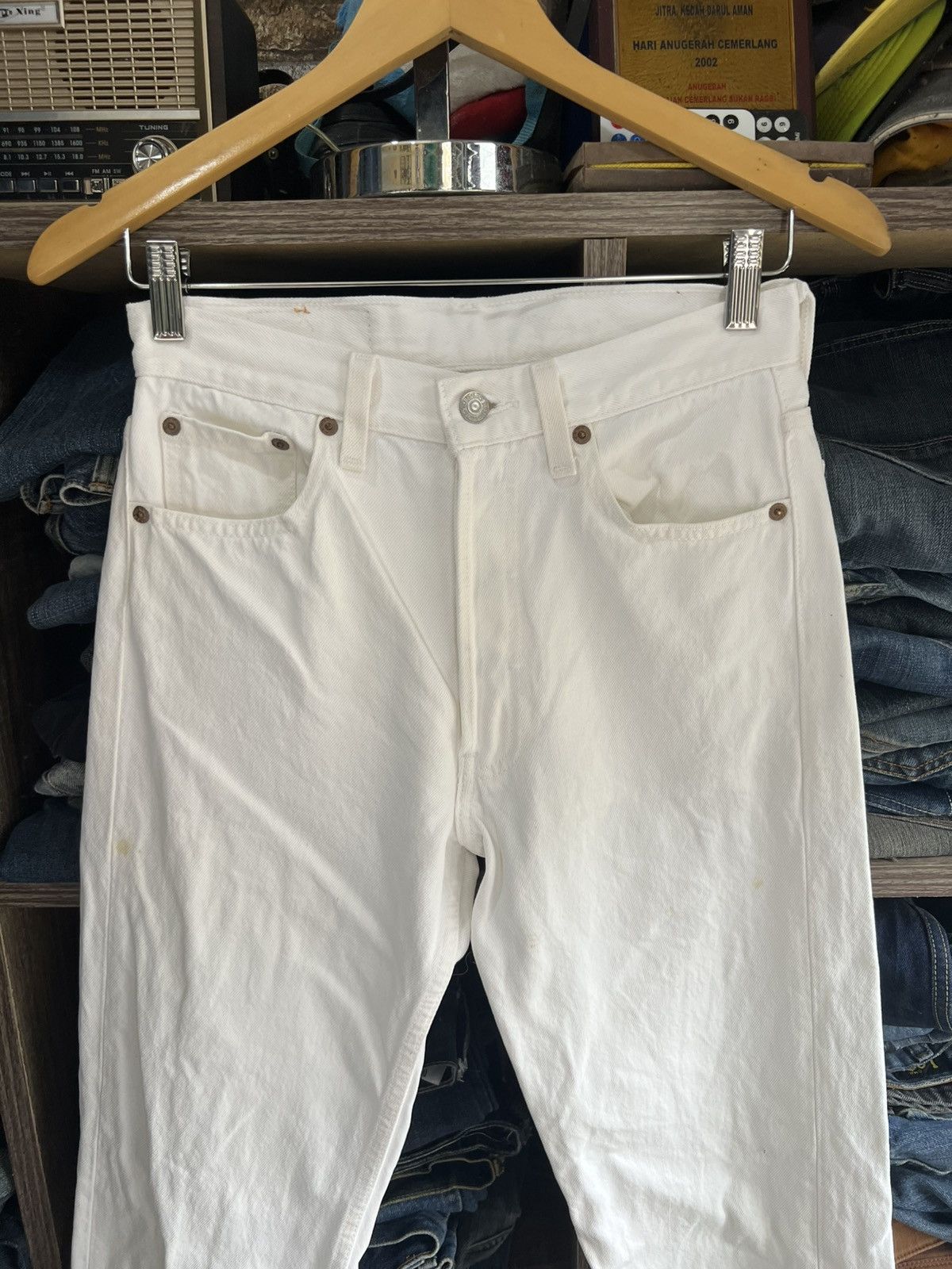 Levi's Vintage Clothing 🔥Vintage Levis 501 Button 552 Denim Size US 28 / EU 44 - 3 Thumbnail