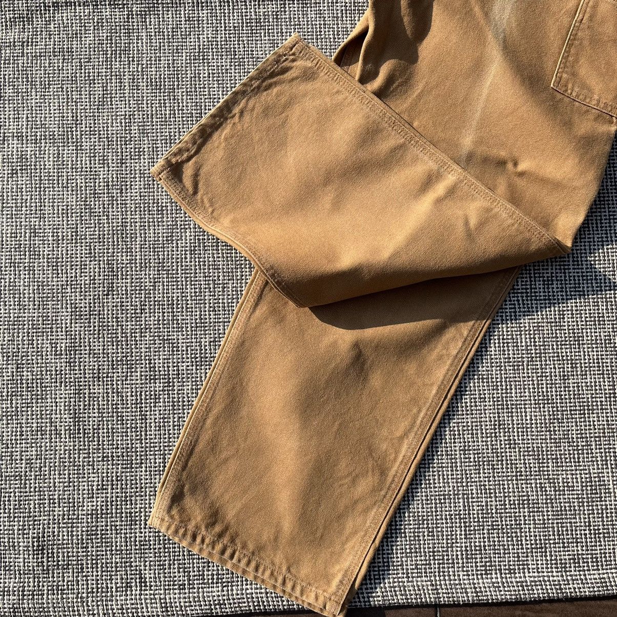 Carhartt × Vintage Carhart Carpenter duck brown pants Size US 36 / EU 52 - 8 Thumbnail