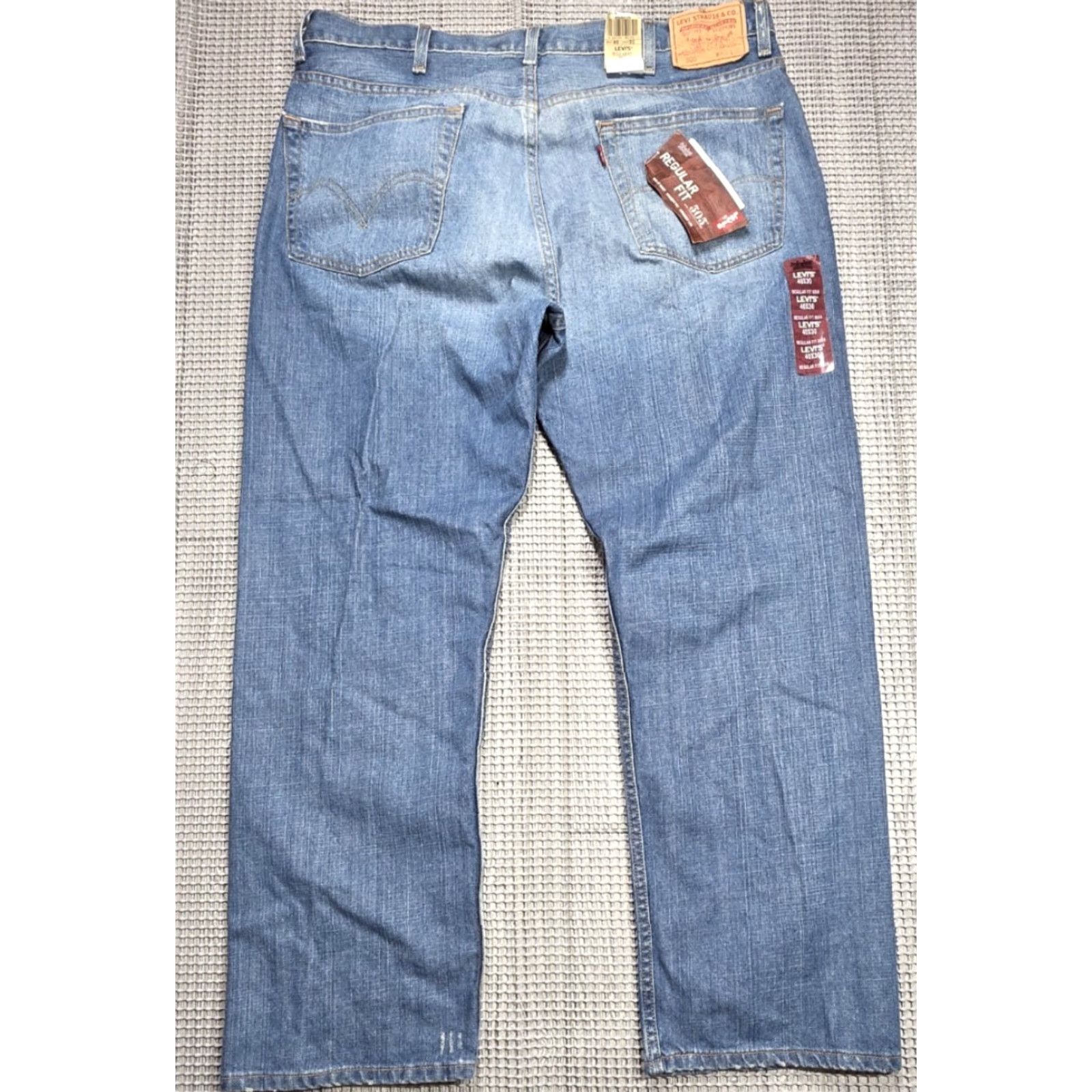 Levi's VINTAGE Levi's 505 Jeans Men 40x30 Blue Denim Cotton Regular Straight Leg Y2K NWT NOS Size US 40 / EU 56 - 4 Thumbnail