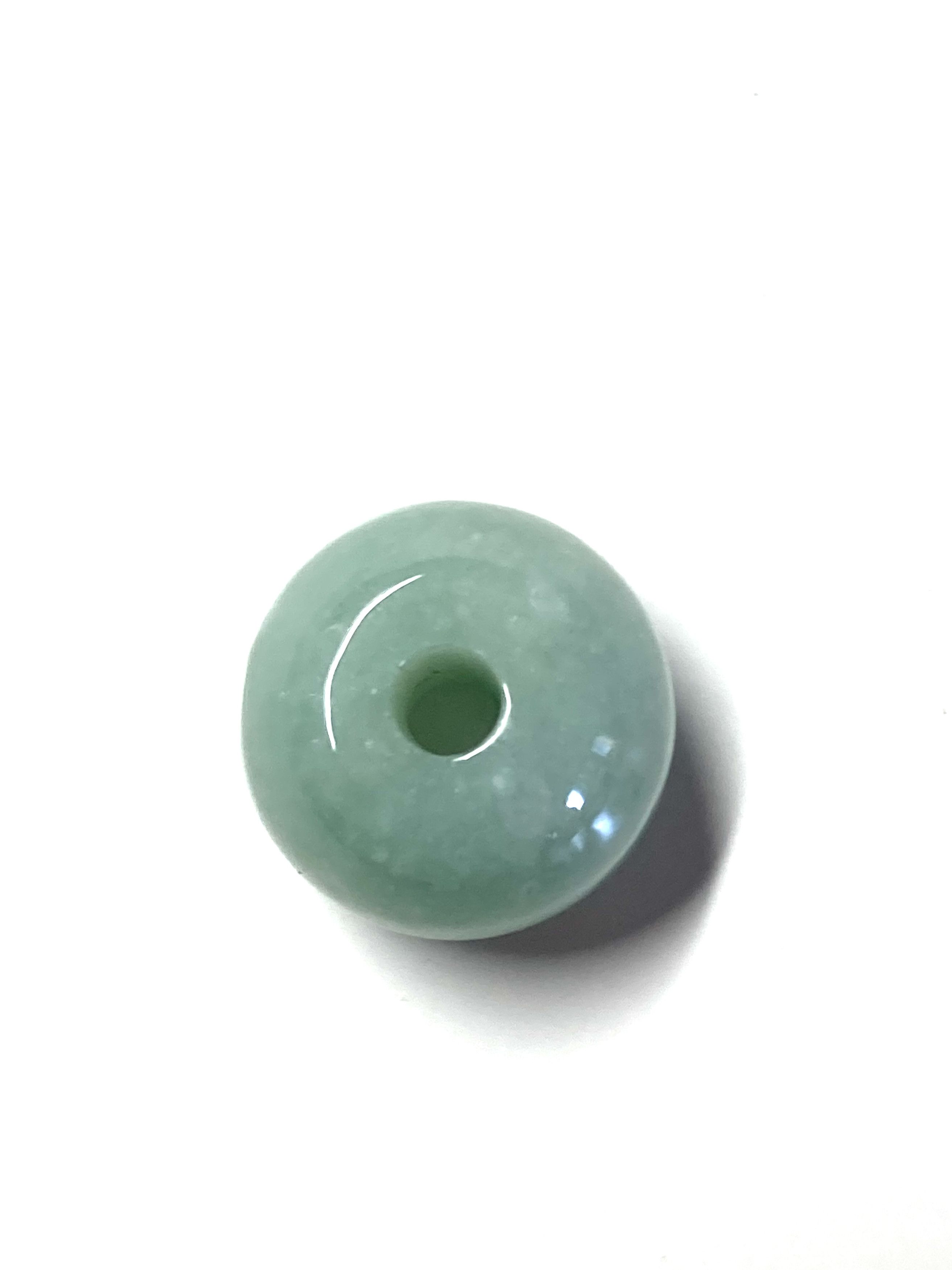 Other 60010 Certified Jadeite jade Green Circle 17mm Bead pendant Size ONE SIZE - 5 Thumbnail