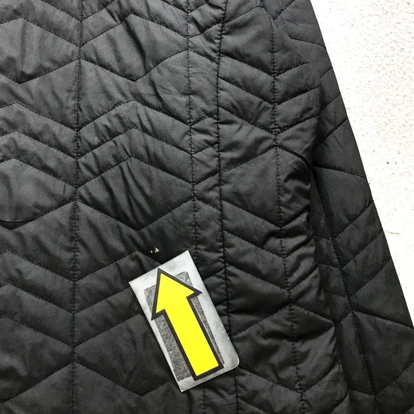 The North Face The North Face Logo Black Quilted Puffer Jacket Womens L Regular Long Sleeve Full Zip Pockets Size L / US 10 / IT 46 - 6 Thumbnail