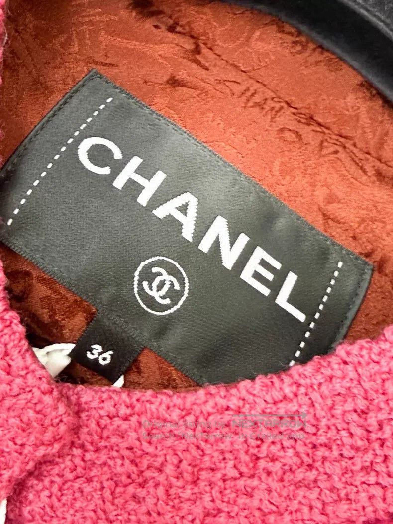 Chanel Chanel Lace rolled-edge two-pocket woven long-sleeved jack Size XS / US 0-2 / IT 36-38 - 5 Thumbnail