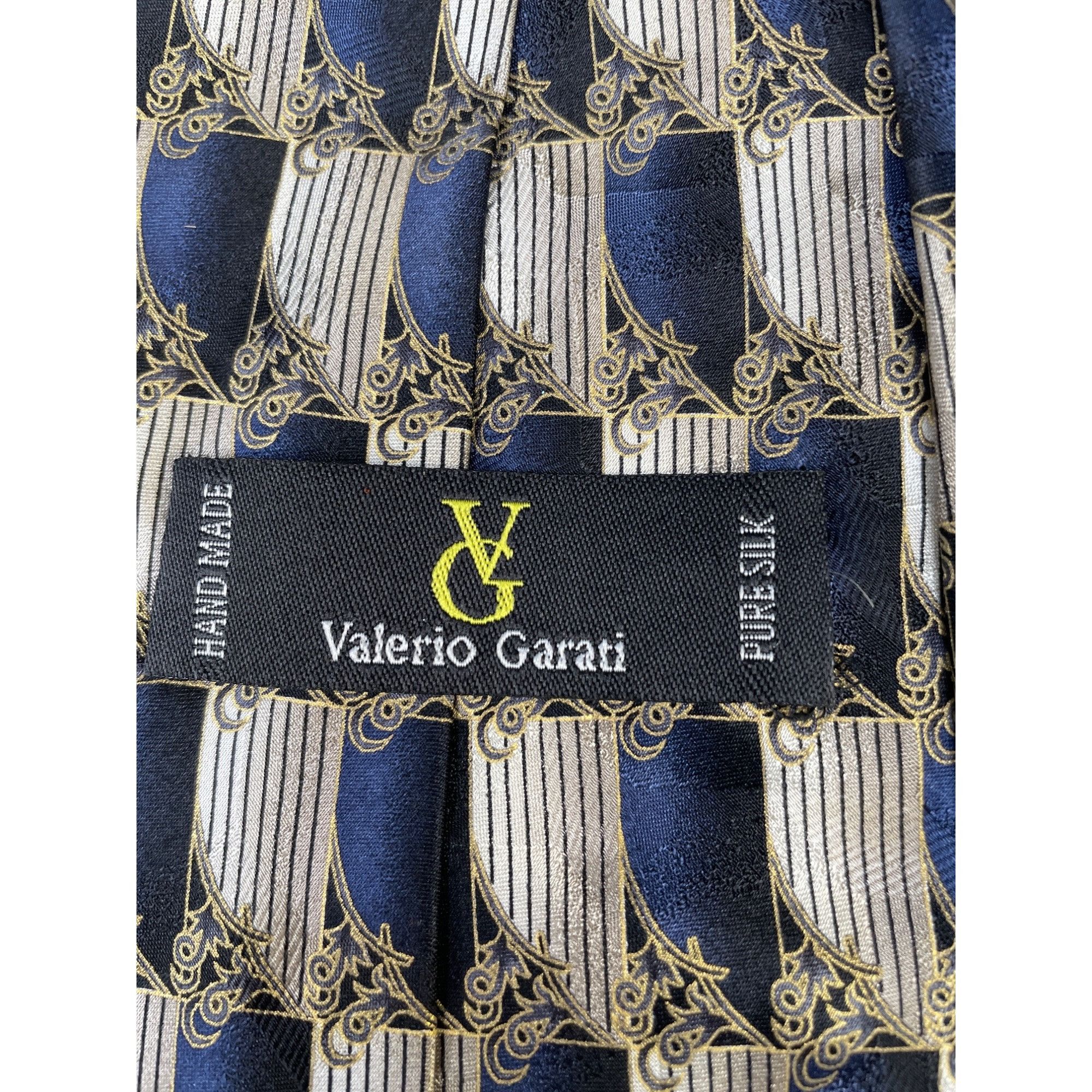 Other Valerio Gerati Men's Blue Muti 100% Pue Silk Necktie 58" x 4 Size ONE SIZE - 3 Thumbnail