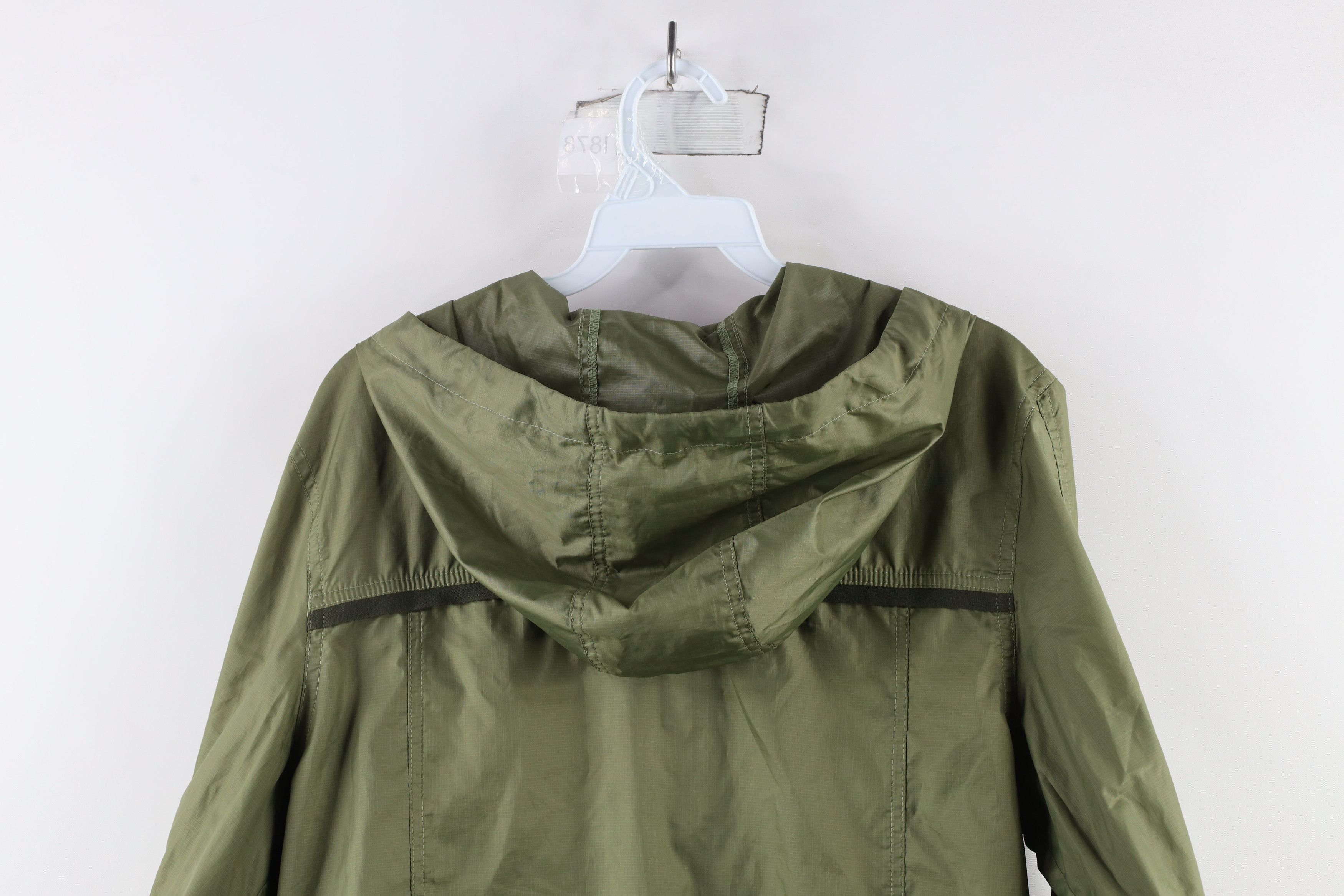 Under Armour × Vintage Under Armour Ripstop Military Style Hooded Rain Jacket Size L / US 10 / IT 46 - 12 Thumbnail