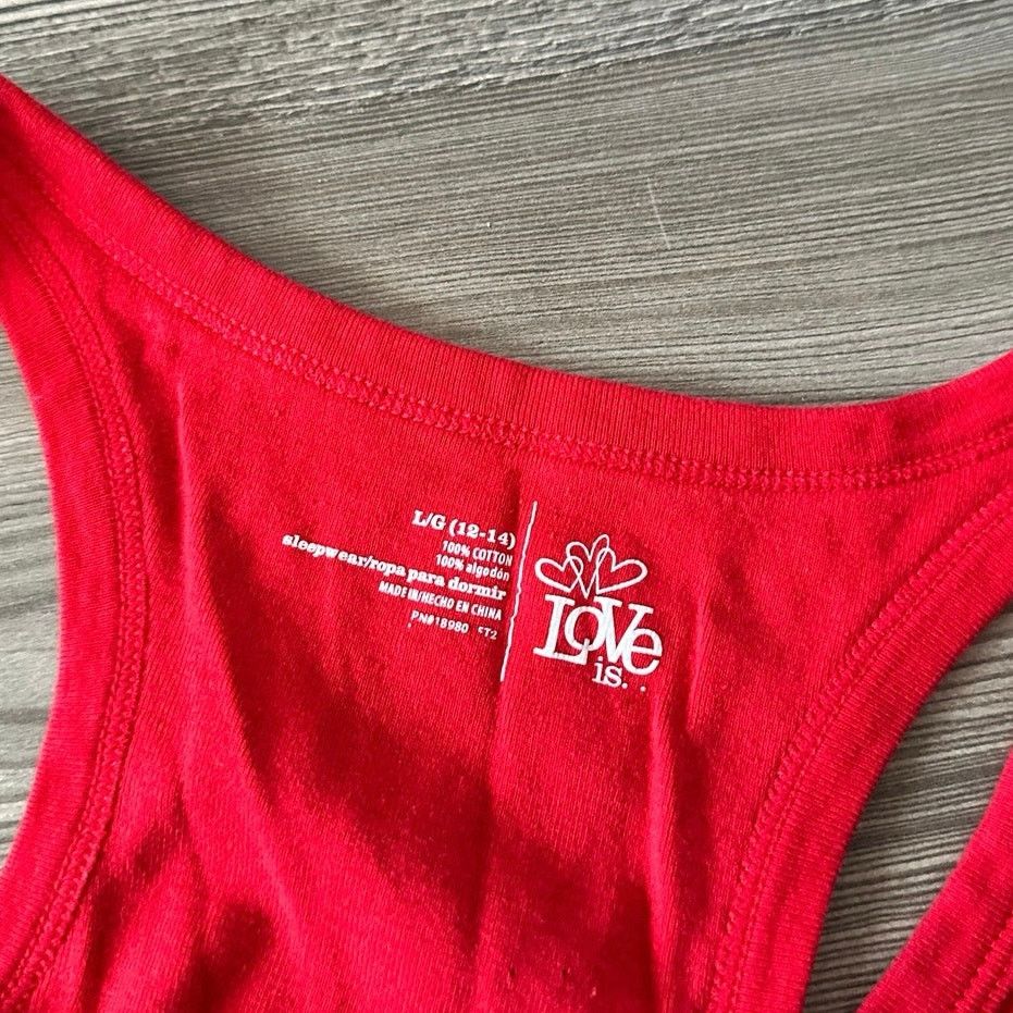 Other love is be mine graphic red tank top Size L / US 10 / IT 46 - 3 Thumbnail