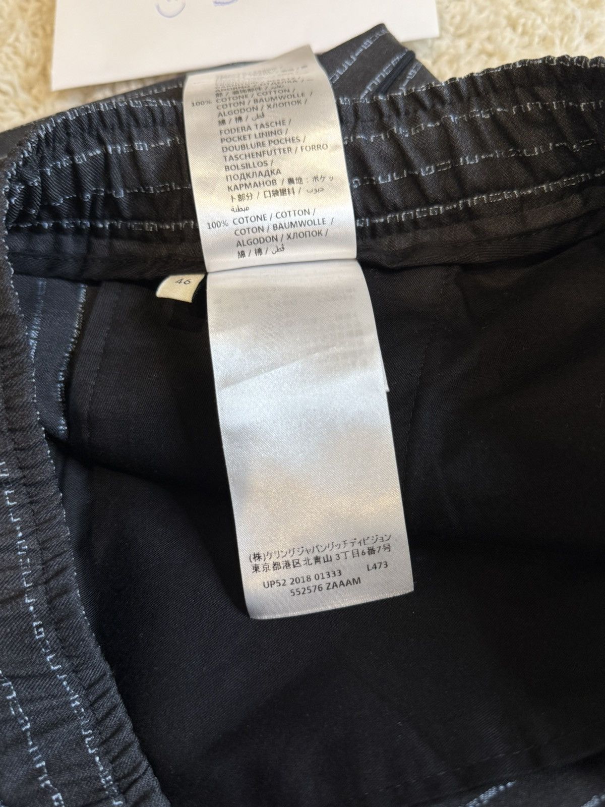 Gucci GUCCI Pintstripe Stitched Pants $1450msrp🕴️✨ Size US 29 - 18 Thumbnail
