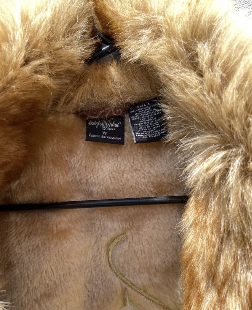 Phat Farm Baby Phat Brown Faux Fur Women’s Vtg Coat - Size Large Size L / US 10 / IT 46 - 9 Thumbnail
