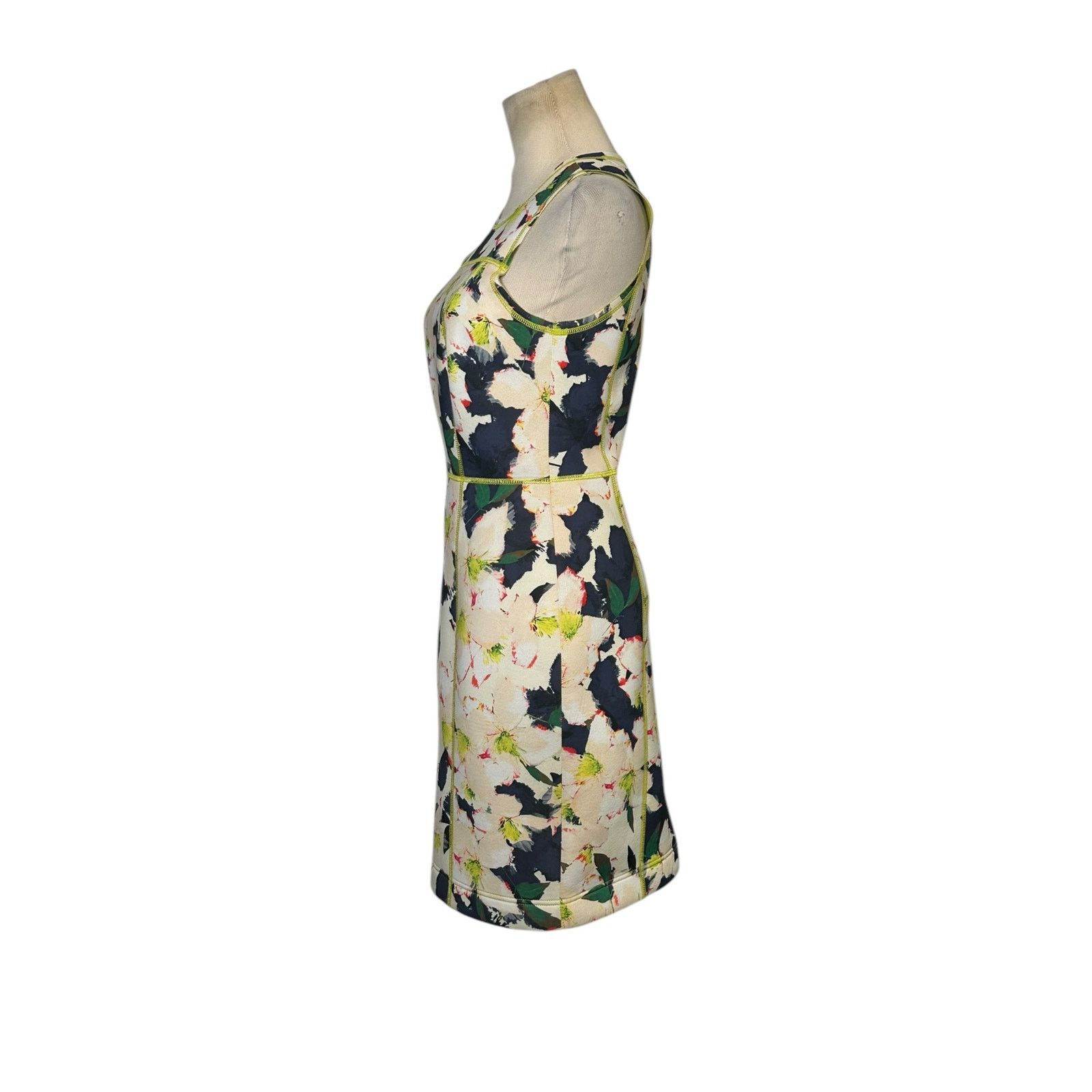 J.Crew J.Crew cove scuba floral sleeveless sheath dress size 00 Size XXS / US 00 / IT 34 - 9 Thumbnail