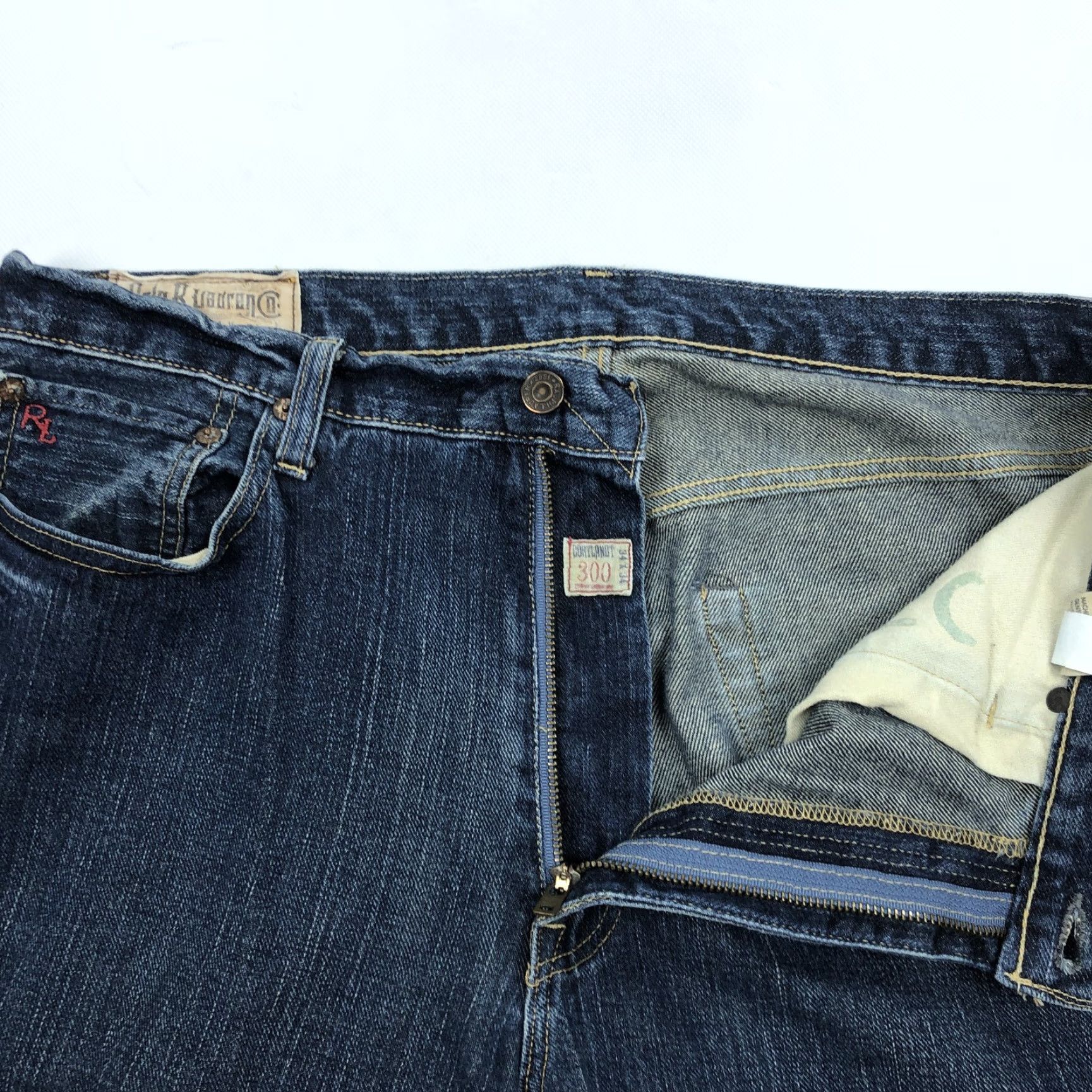 Polo Ralph Lauren Polo Ralph Lauren Polo Ralph Lauren Cortlandt 300 Jeans 34x32 Blue Denim Straight 5-Pocket Men Jeans Size US S / EU 44-46 / 1 - 5 Thumbnail