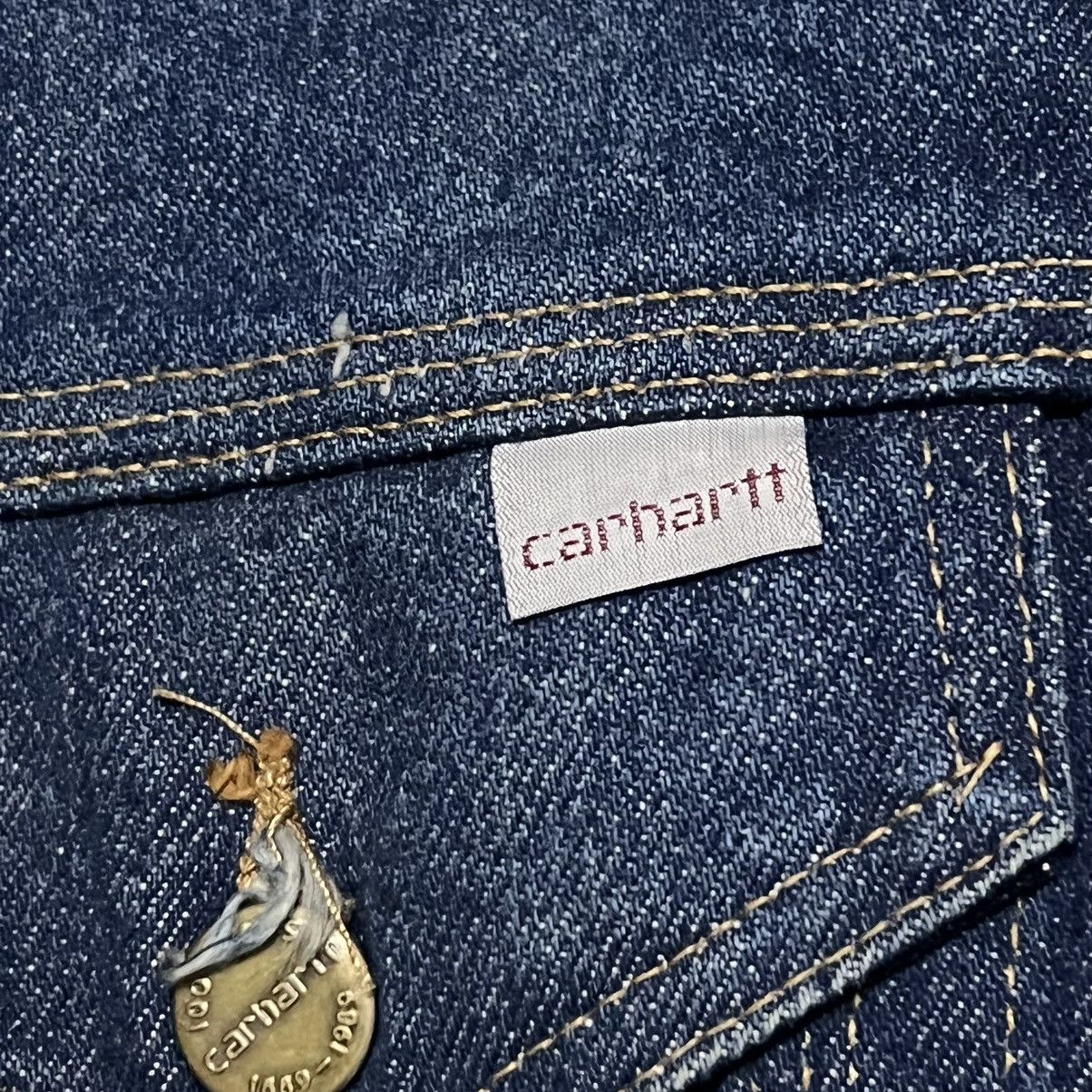 Carhartt Vintage Carhartt Work Wear Denim Jacket Size US S / EU 44-46 / 1 - 5 Thumbnail