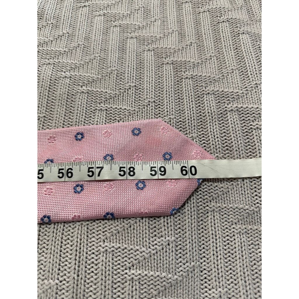 Other Eminent Domain pink floral silk tie Size ONE SIZE - 5 Thumbnail