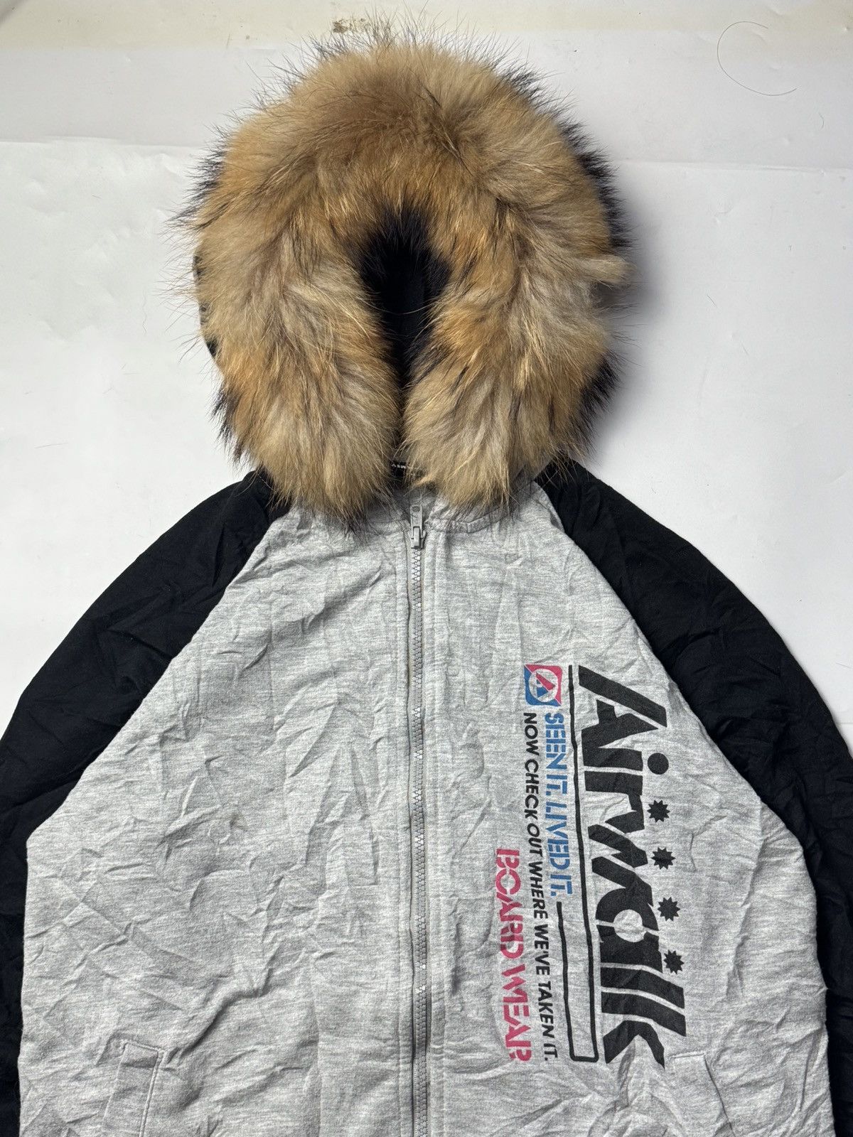 If Six Was Nine × Japanese Brand × Le Grande Bleu (L.G.B.) Fur Hoodie Poem Japanese Airwalk Size US M / EU 48-50 / 2 - 3 Thumbnail