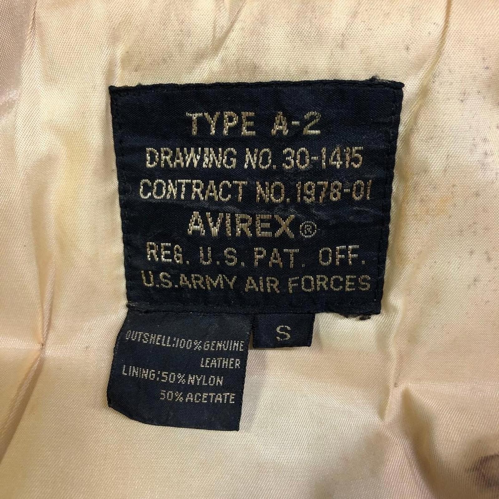 Avirex Avirex - S Type A-2 Genuine Leather Flight Jacket Size US S / EU 44-46 / 1 - 4 Thumbnail