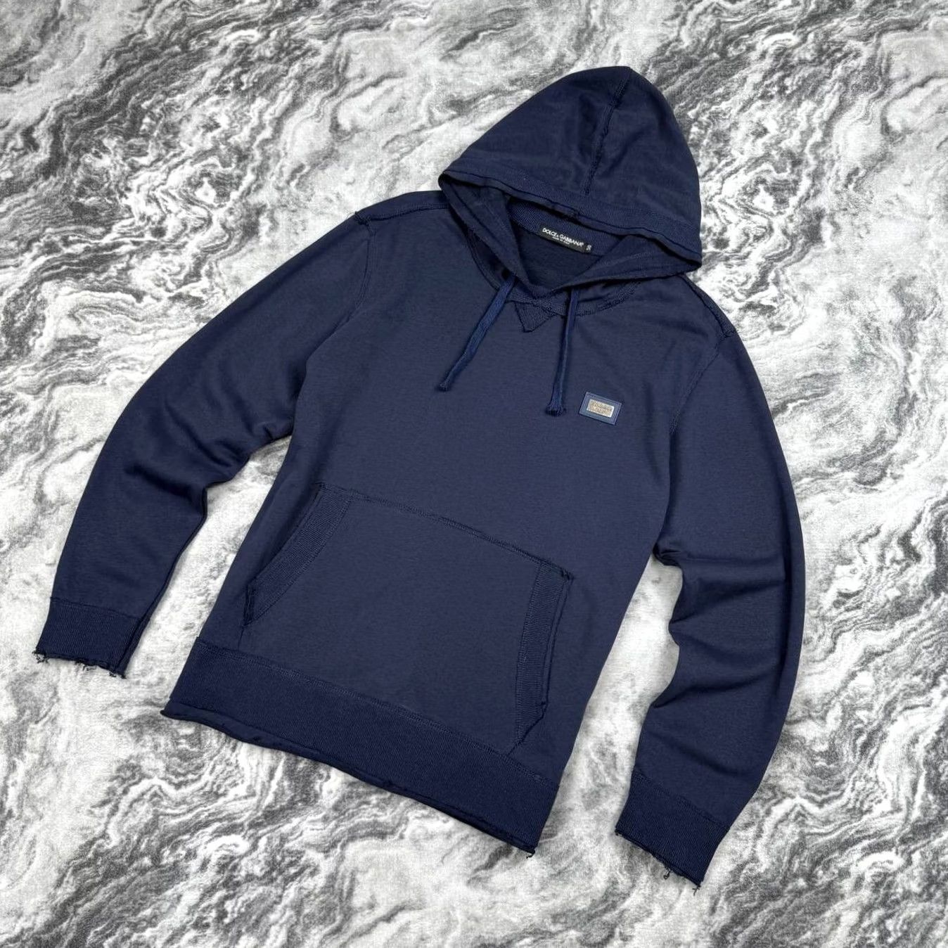 Dolce & Gabbana Dolce Gabbana Hoodie Men Blue Metal Logo Size 50 Size US M / EU 48-50 / 2 - 2 Thumbnail