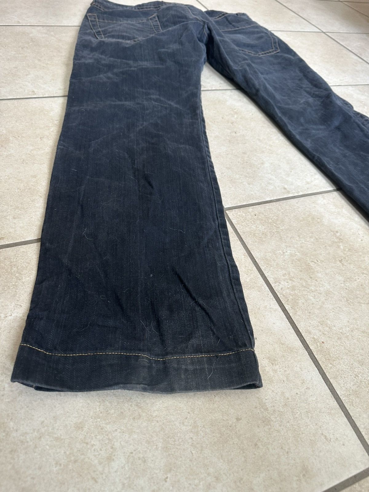 Jean Paul Gaultier VTG Jean’s Paul Gaultier Black Straight Leg Denim Jeans W36 Size US 36 / EU 52 - 7 Thumbnail