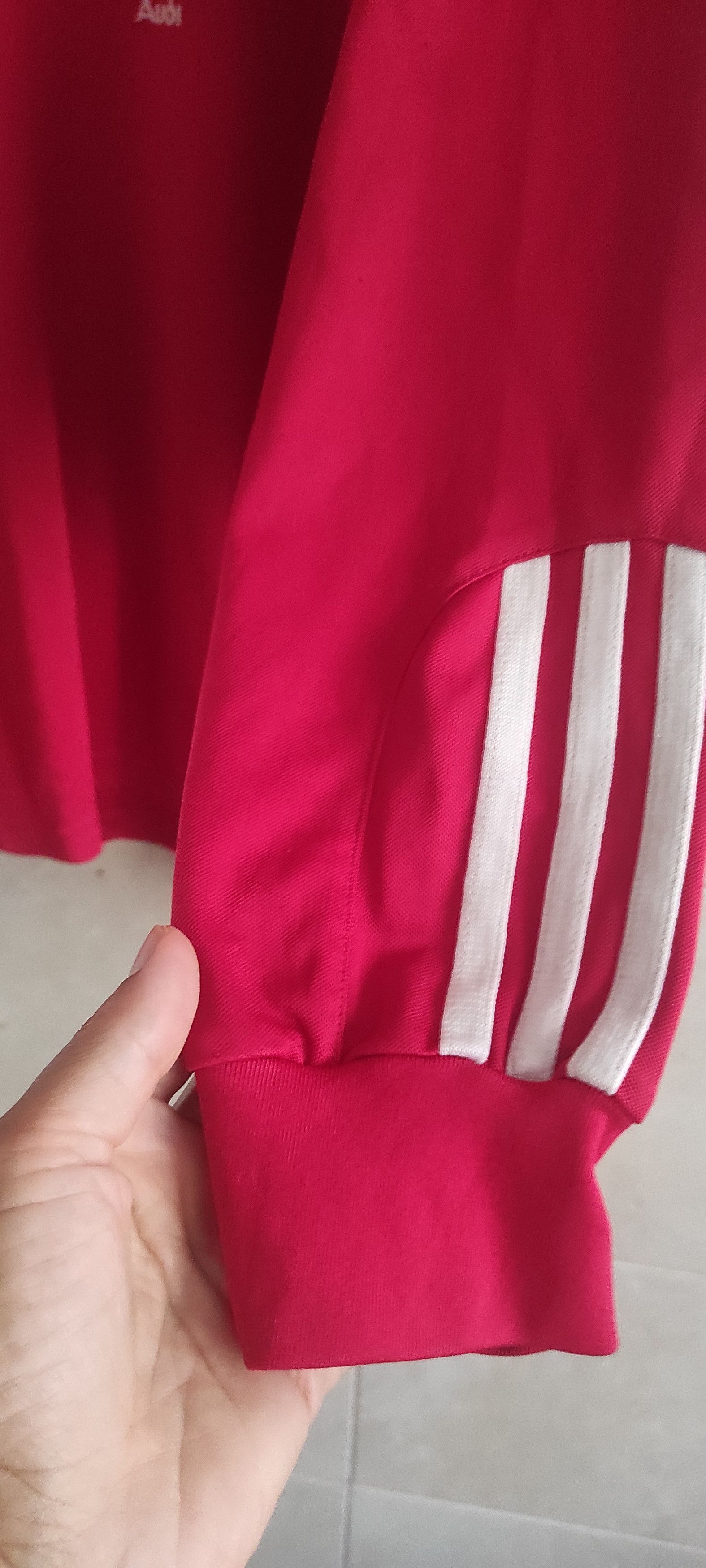 Adidas × Audi Vintage Men's Adidas Jersey 80s SF Ahlum Red Size XL Size US XL / EU 56 / 4 - 2 Thumbnail