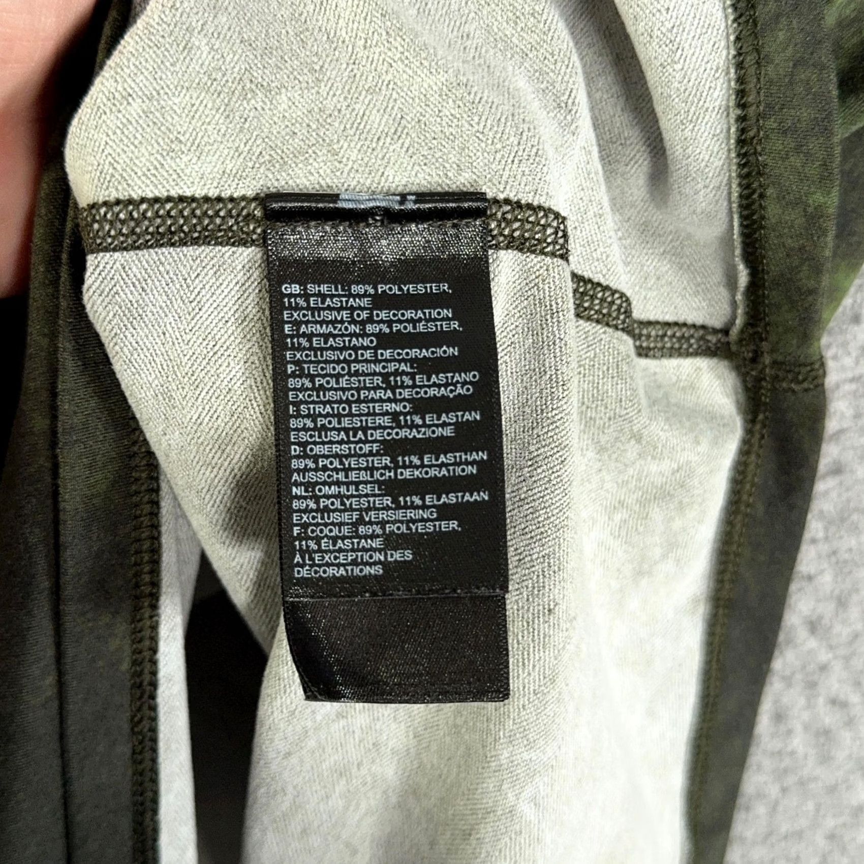 The North Face VINTAGE North Face Flight Series Top Shirt Womens L Green Gray Night Flight Night Long Sleeve Running Size L / US 10 / IT 46 - 6 Thumbnail