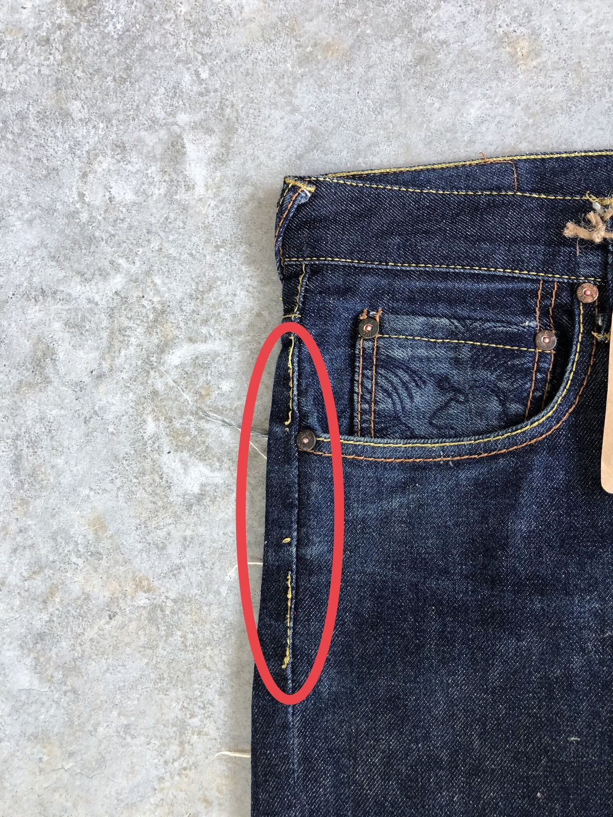 RMC Jeans Red Monkey Company Embroidered Jeans Distressed Jeans Size US 34 / EU 50 - 22 Thumbnail