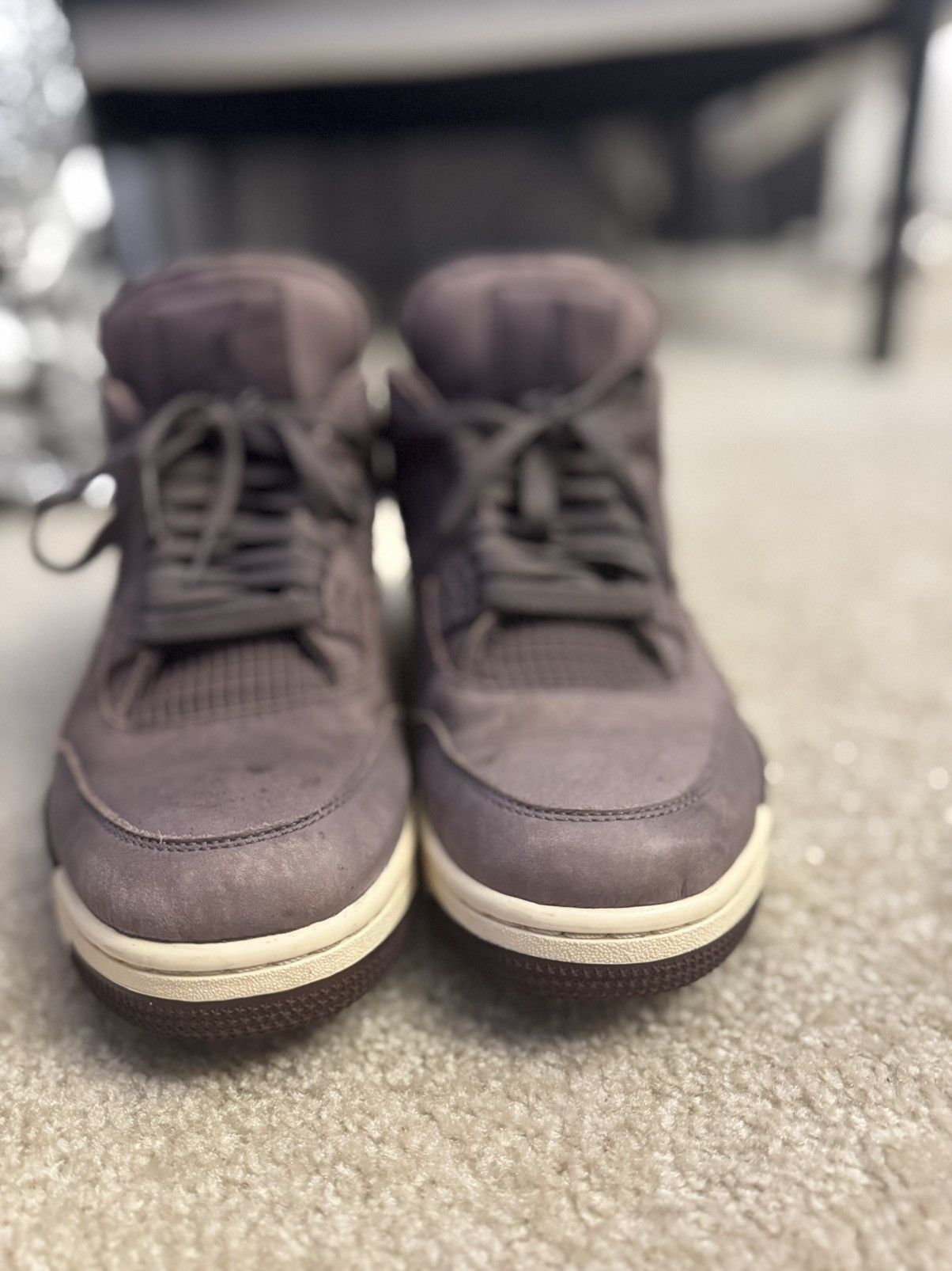 A Ma Maniere × Nike JORDAN 4 A MA MANIÉRE VIOLET ORE Size US 9.5 / EU 42-43 - 6 Thumbnail