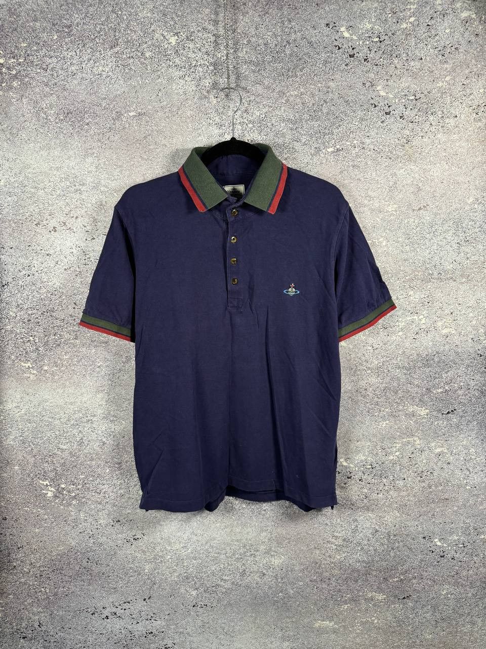 Vivienne Westwood Vintage Vivienne Westwood 2 Krall Blue Polo Shirt Oldmoney Size US L / EU 52-54 / 3 - 1 Thumbnail