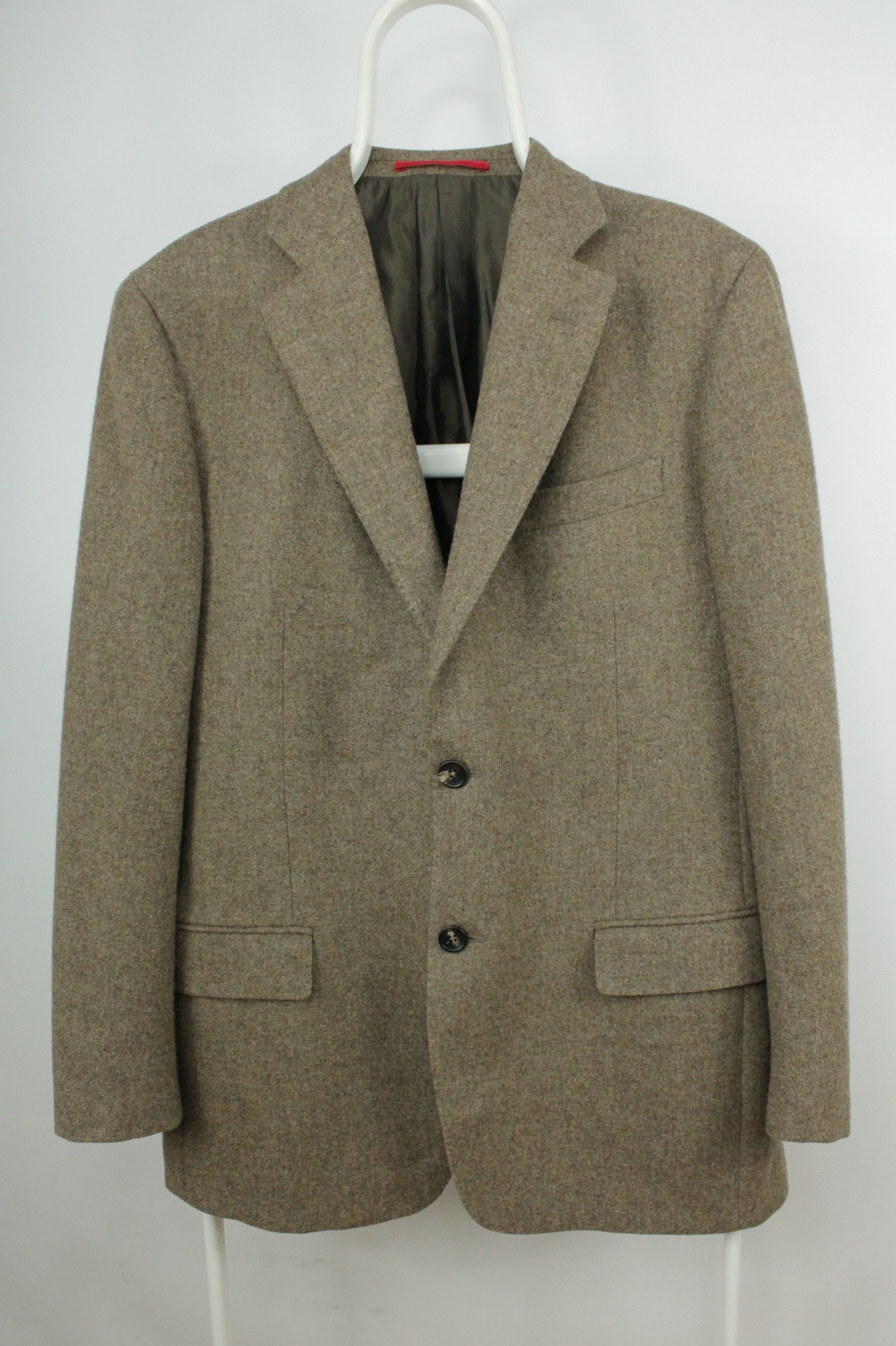 Pal Zileri Pal Zileri Concept Brown Fleece Wool Blazer Jacket Men's Size US M / EU 48-50 / 2 - 1 Thumbnail