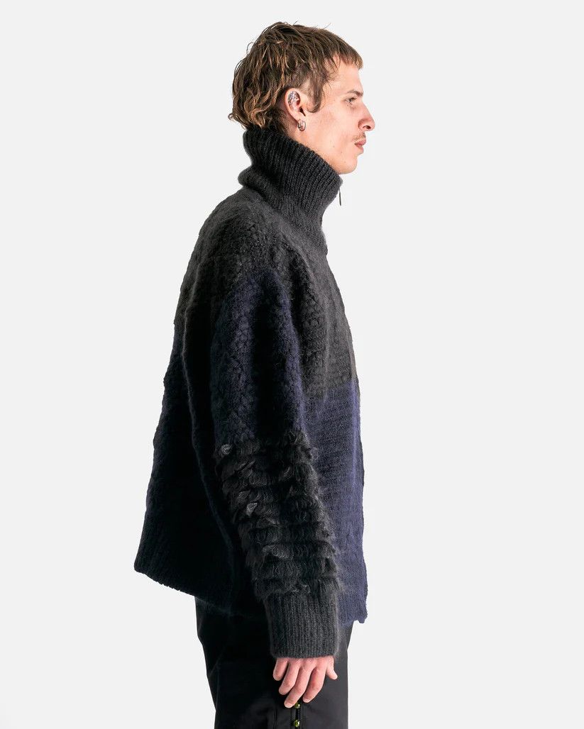 Namacheko o1s1v1r1oon0925 Borrujered Zip Up Cardigan in Navy Blue Size US XL / EU 56 / 4 - 3 Thumbnail