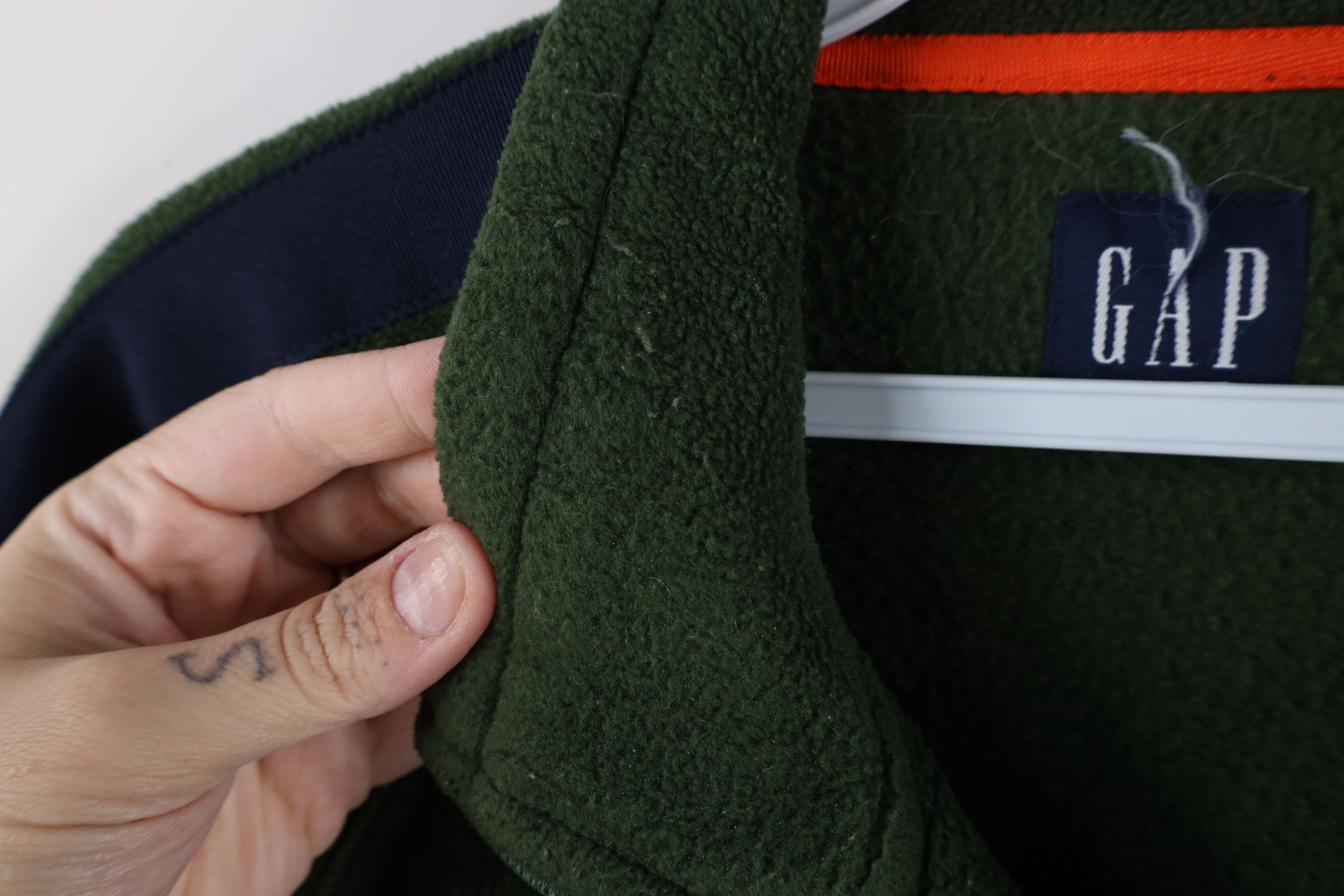 Gap × Vintage Vintage Y2K 2000 Gap Half Zip Fleece Pullover Sweater Size US M / EU 48-50 / 2 - 7 Thumbnail