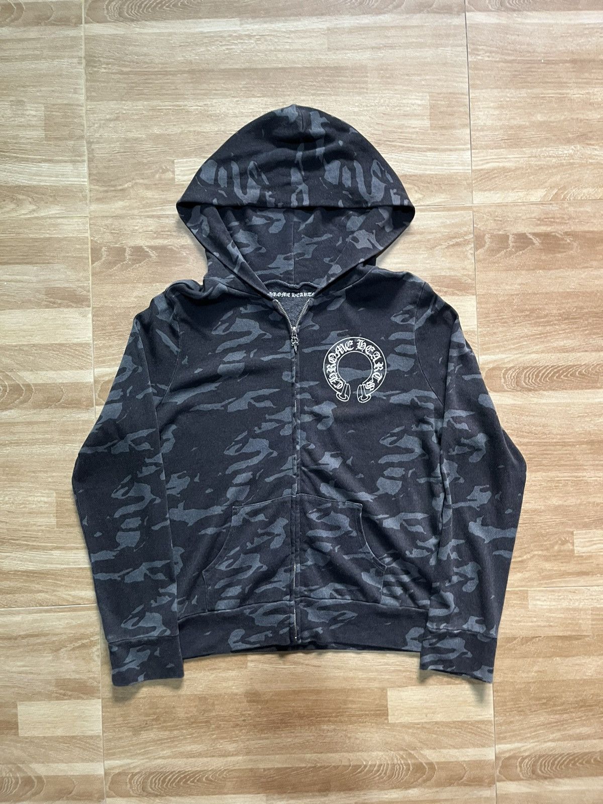Chrome Hearts Chrome Heart Hoodie Zip Camo Horse Shoe Dagger Size US M / EU 48-50 / 2 - 2 Thumbnail
