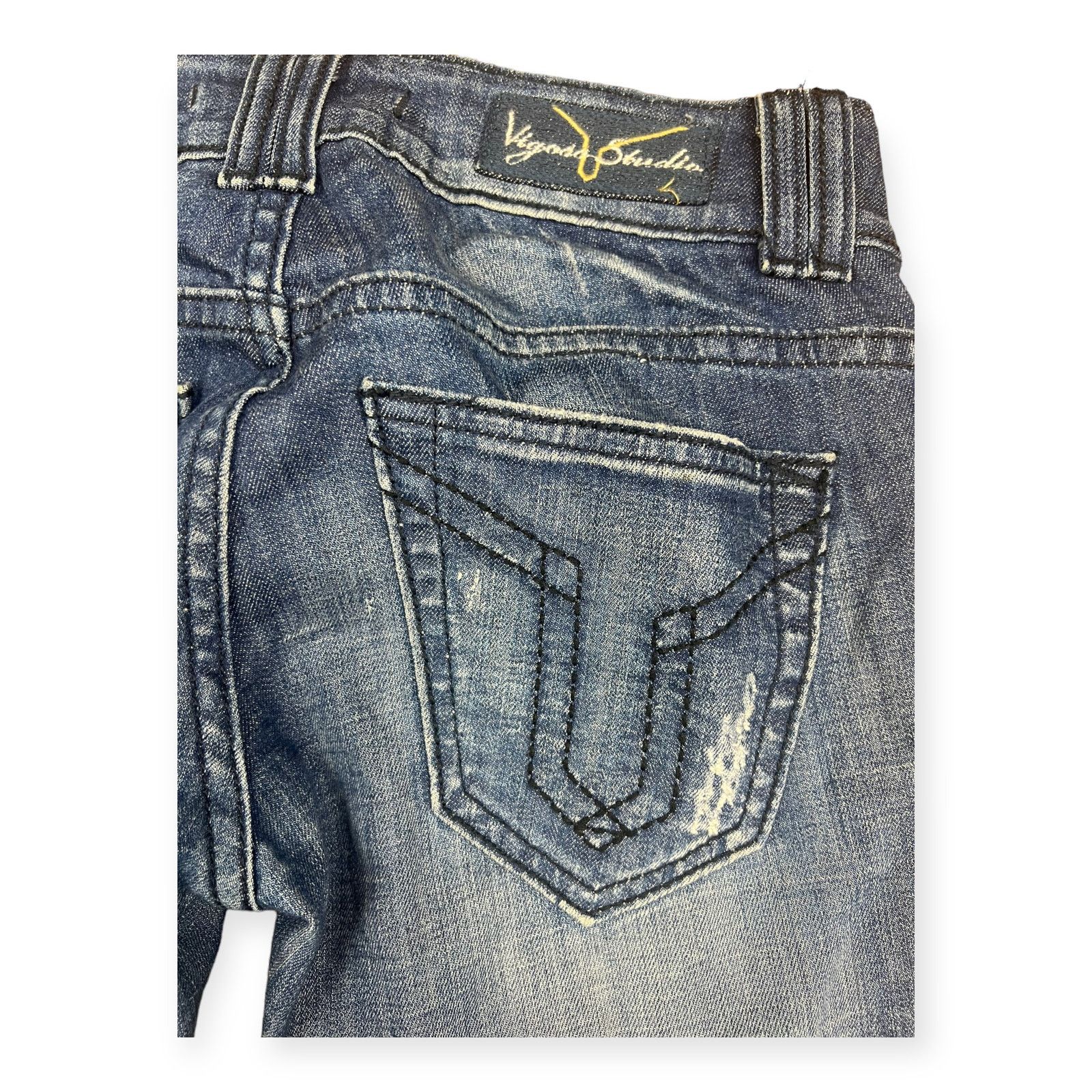 Nordstrom Vigoss Studio | The Thompson Rolled Skinny Distressed Jeans Size 26" / US 2 / IT 38 - 8 Thumbnail