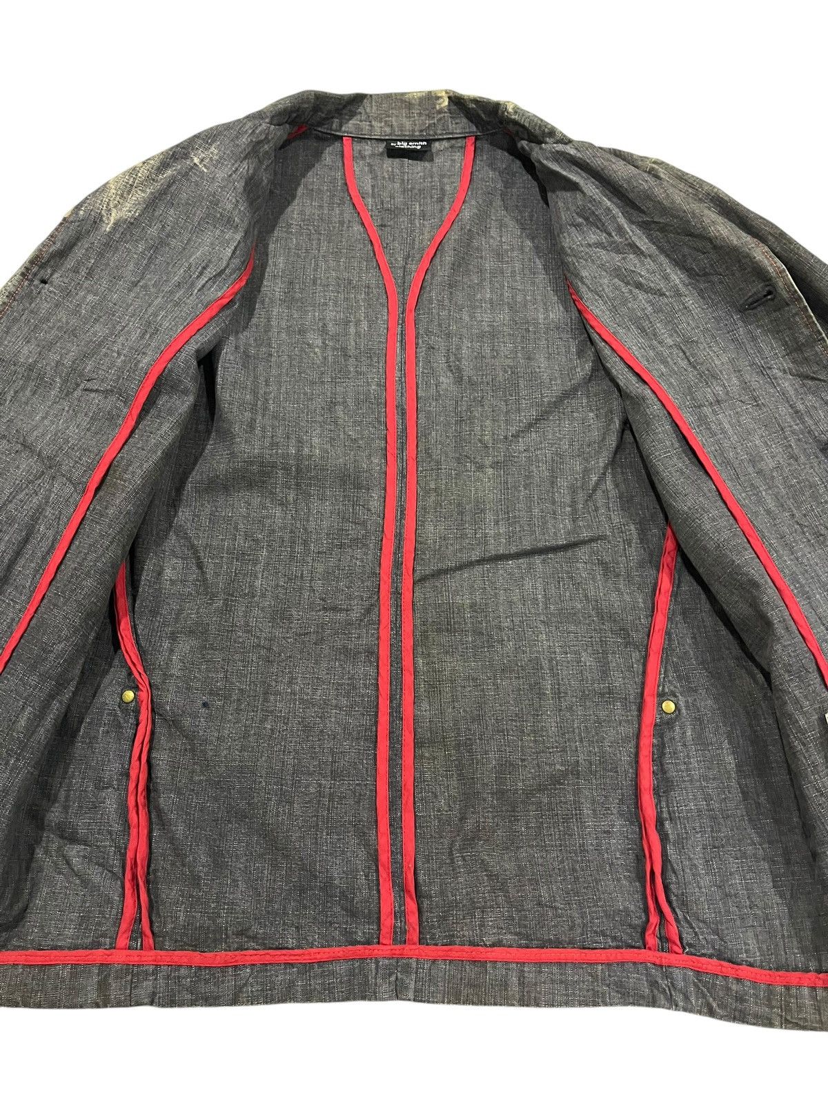 If Six Was Nine 🇯🇵 Japanese Brand Mud Wash Jacket By Big Smith Clothing Size US M / EU 48-50 / 2 - 9 Thumbnail