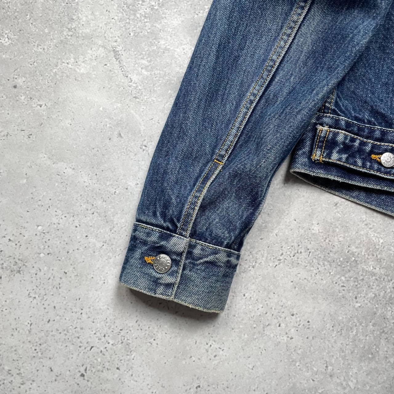 Diesel Vintage 90s Diesel Denim Trucker Jacket Women’s Blue Size M Size M / US 6-8 / IT 42-44 - 20 Thumbnail