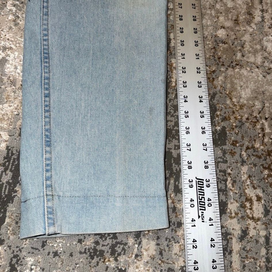 Faded Glory Faded Glory Vintage 90s Light Wash Blue Denim Jeans 36x30 Size US 36 / EU 52 - 5 Thumbnail