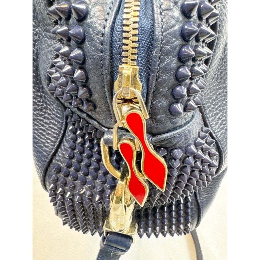 Christian Louboutin Christian Louboutin Panettone Crossbody Shoulder Bag – Blue Size ONE SIZE - 6 Thumbnail