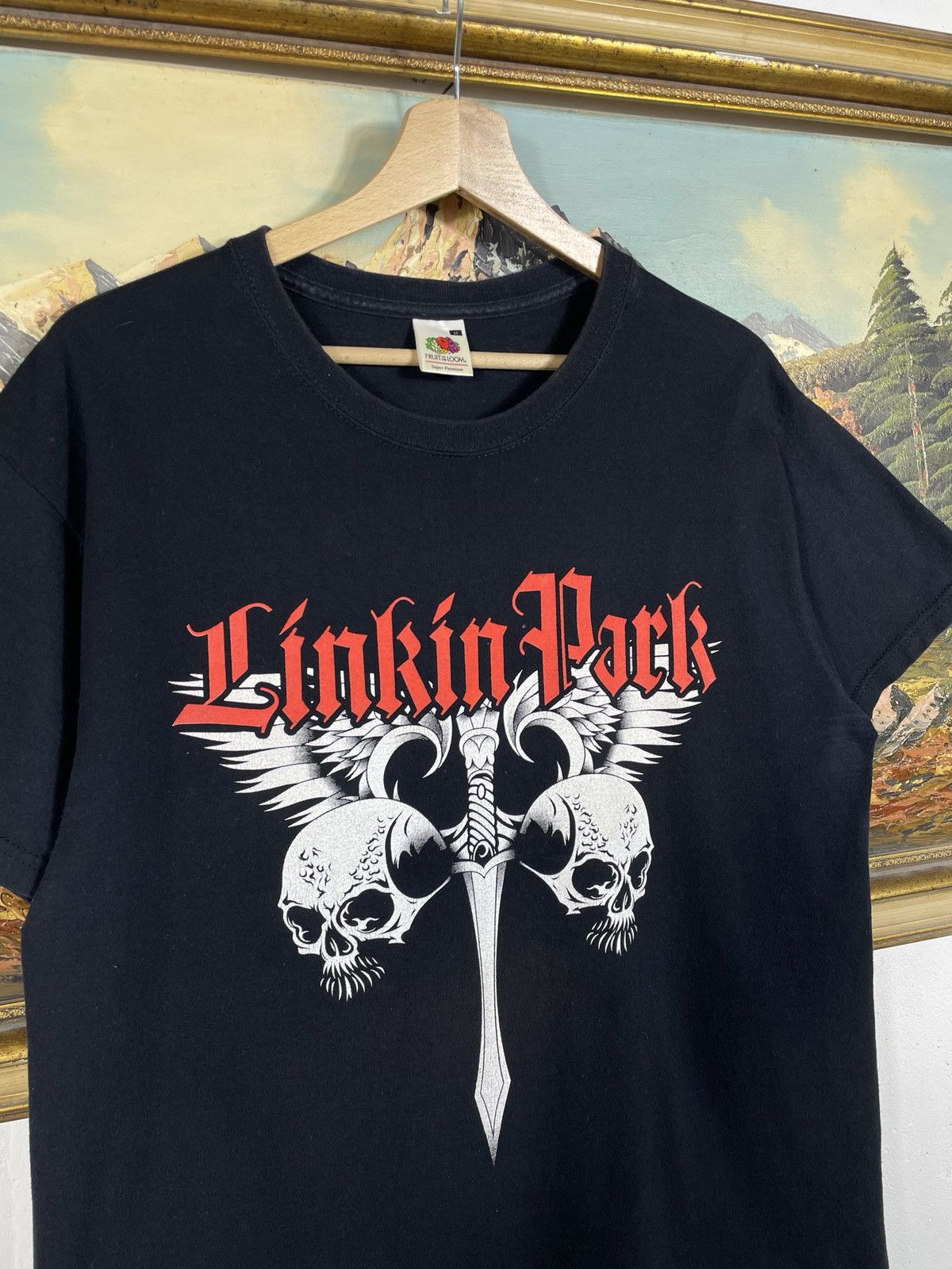 Band Tees Linkin Park Vintage Y2k Black Ter Merch Band Metal Rock Size US M / EU 48-50 / 2 - 5 Thumbnail