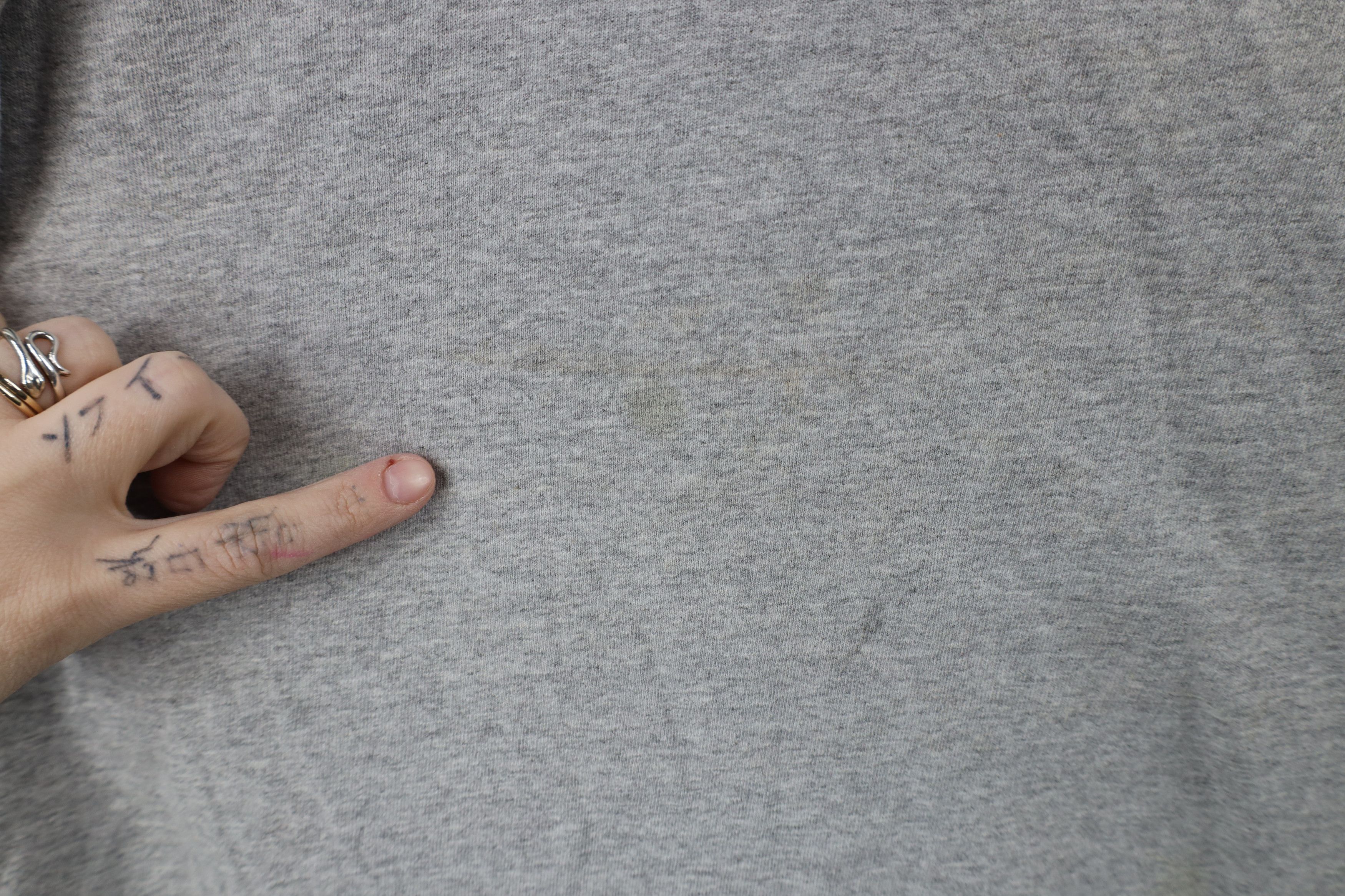 Fila × Vintage Vintage 90s Fila Spell Center Logo T-Shirt Heather Gray USA Size US XL / EU 56 / 4 - 5 Thumbnail