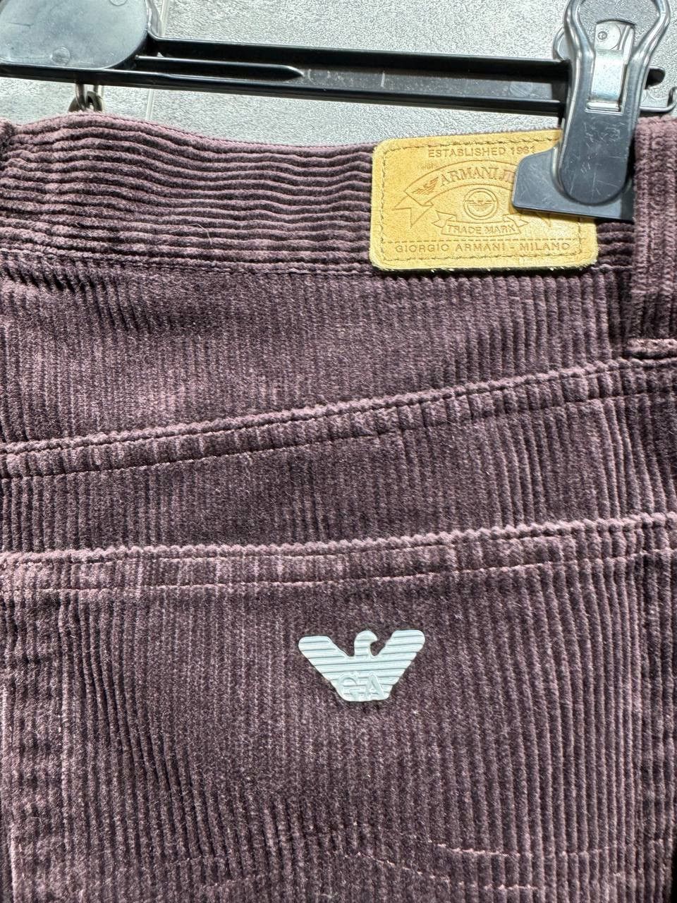 Armani Armani Jeans Velvet Denim Luxury Pants Jean Corduroy Size US 34 / EU 50 - 11 Thumbnail