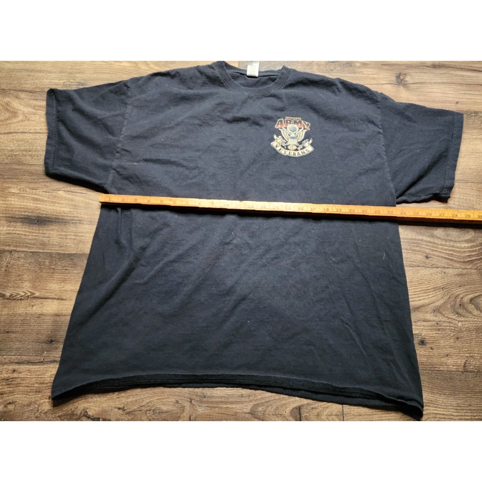 Gildan Gildan Men's 2XL United States Army Veterans T-Shirt Black Double-Sided Graphic Size US XXL / EU 58 / 5 - 3 Thumbnail