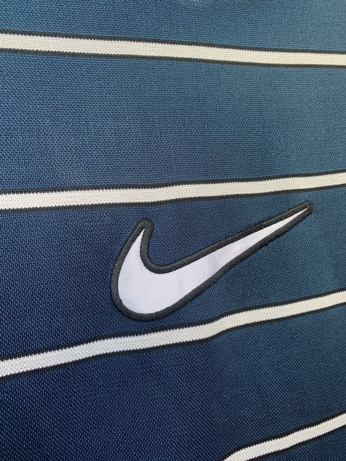 Nike × Vintage Nike 90s Vintage Tank Top Big Logo Striped Shirt | XL Size US XL / EU 56 / 4 - 2 Thumbnail
