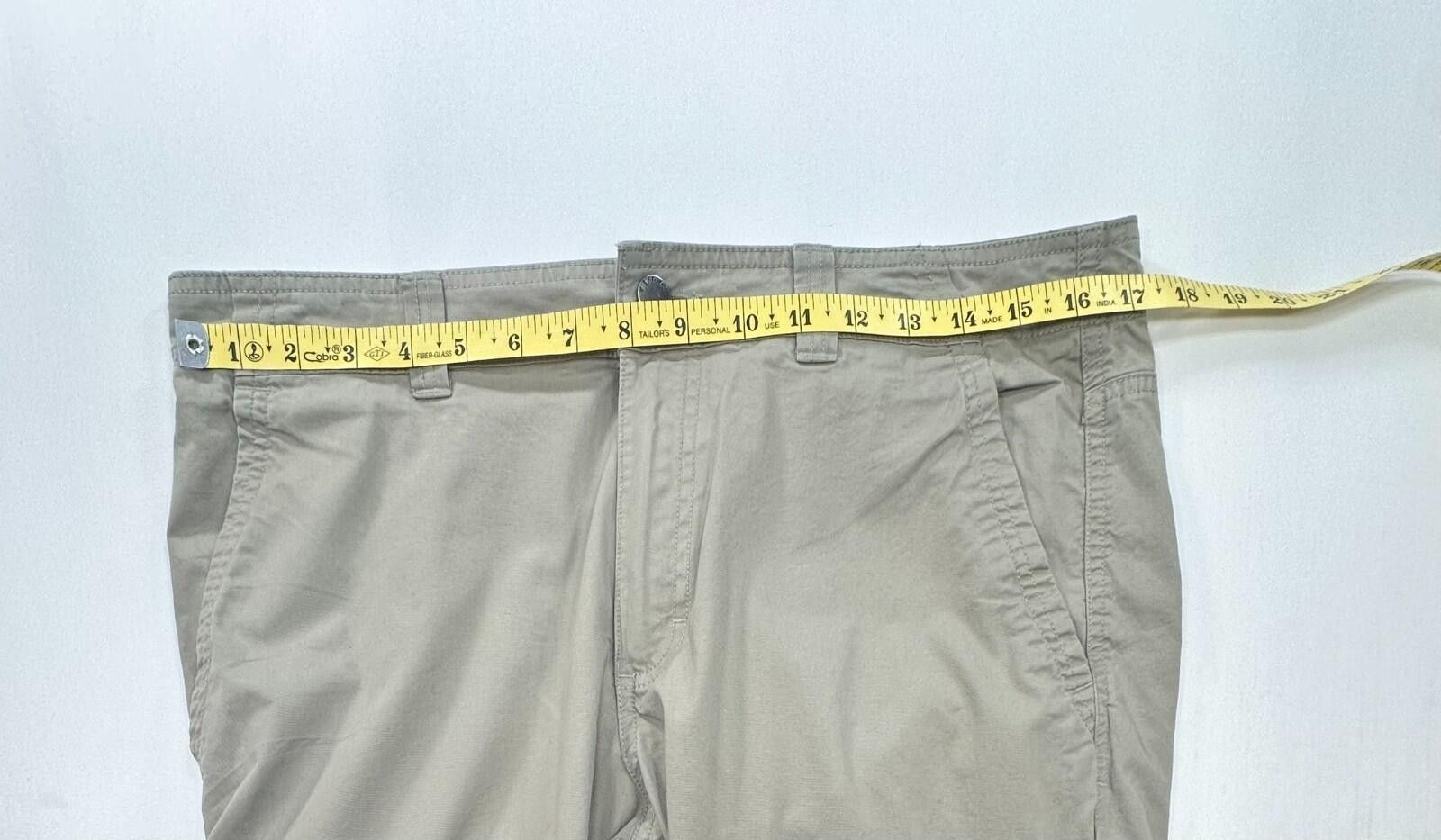 Columbia Columbia Flat Straight Fit Zip Pocket Chinos Brown Men 34/34 Size US 34 / EU 50 - 3 Thumbnail