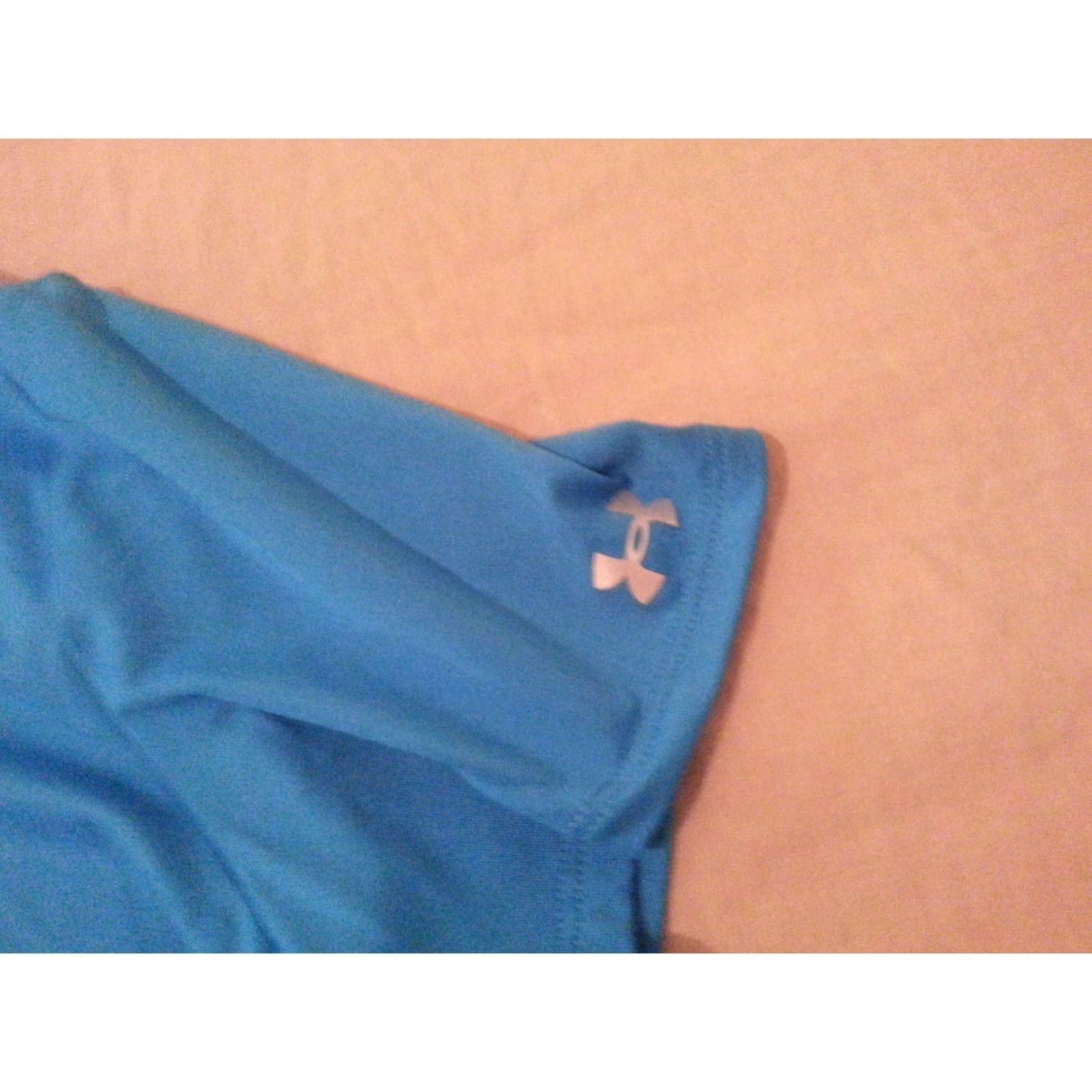 Under Armour Womens Under Armour Polo Shirt M Medium Blue Athletic Polo Shirt Women’s Athletic Blouse Size M / US 6-8 / IT 42-44 - 3 Thumbnail