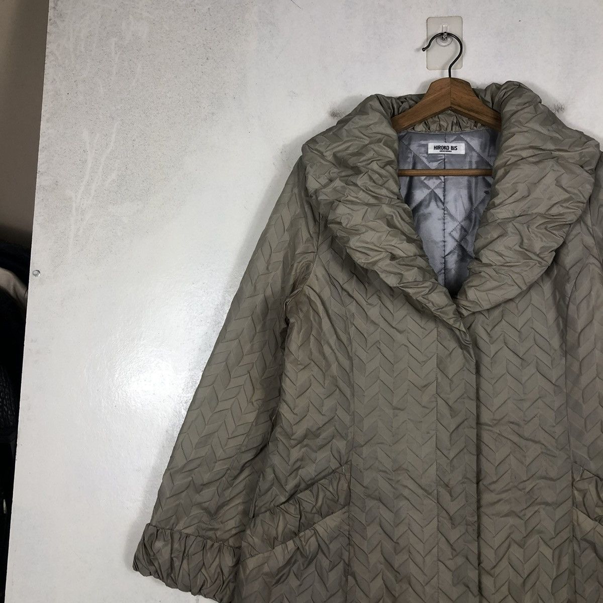 Vintage VINTAGE QUILTED PUFFER LONG JACKET HIROKO BIS DOUBLE COLLAR Size US M / EU 48-50 / 2 - 10 Thumbnail