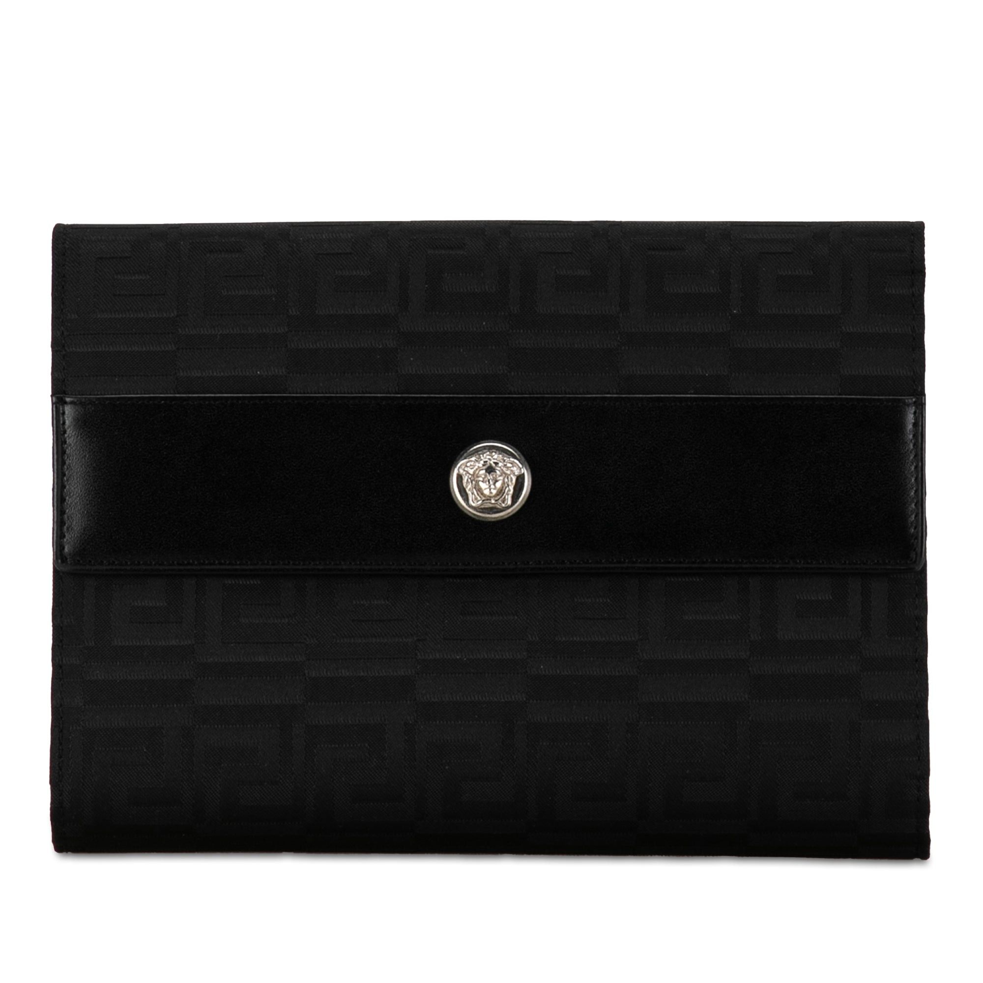 Versace VERSACE Canvas Medusa Logo Wallet Small Wallets | Grailed