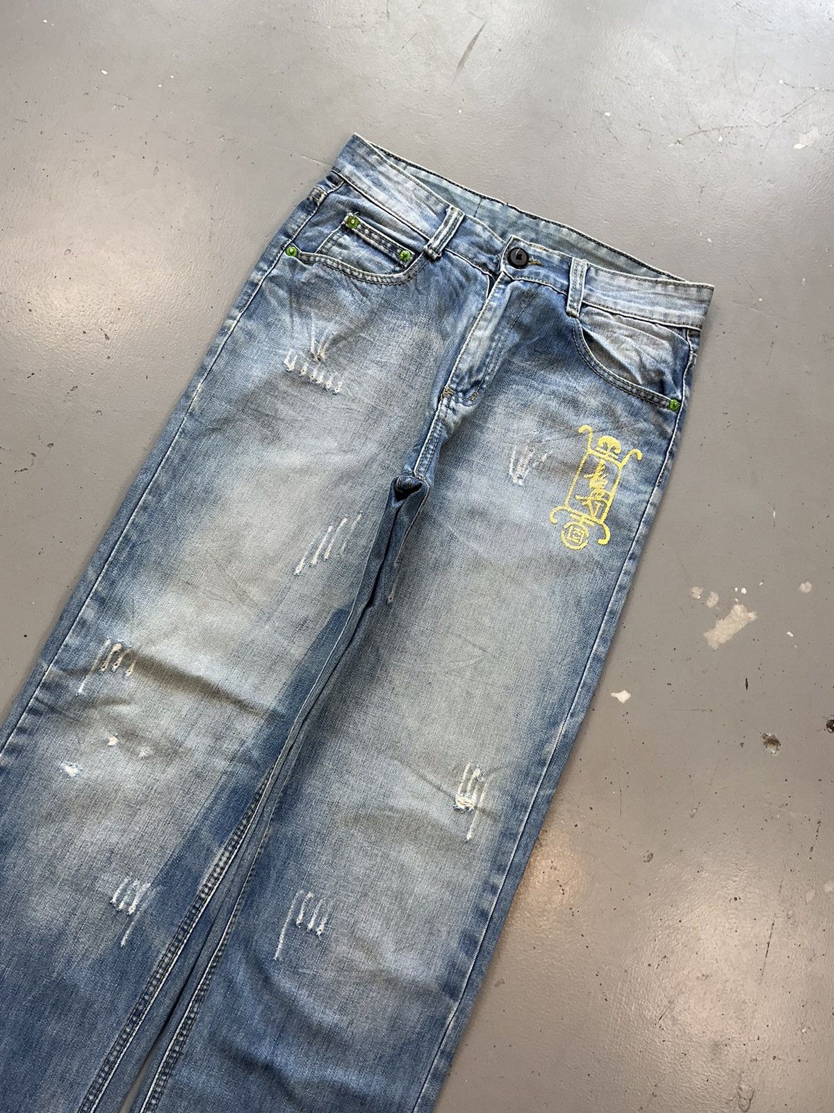 Levi's × Vintage Vintage Levi’s Strauss & co. Pattern embroidered denim Size 28" / US 6 / IT 42 - 5 Thumbnail